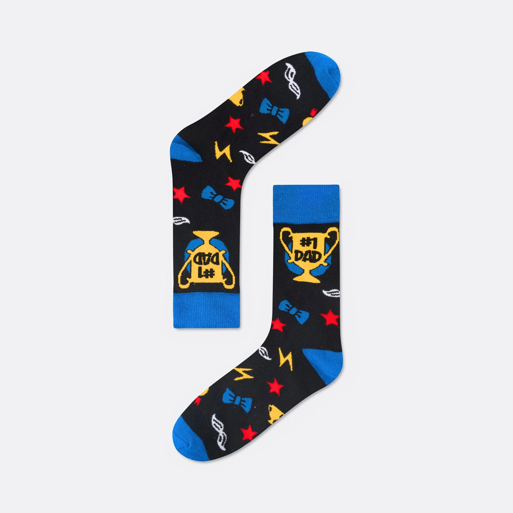 #1 Dad Socks Gift Box (3-pack) - Image 5