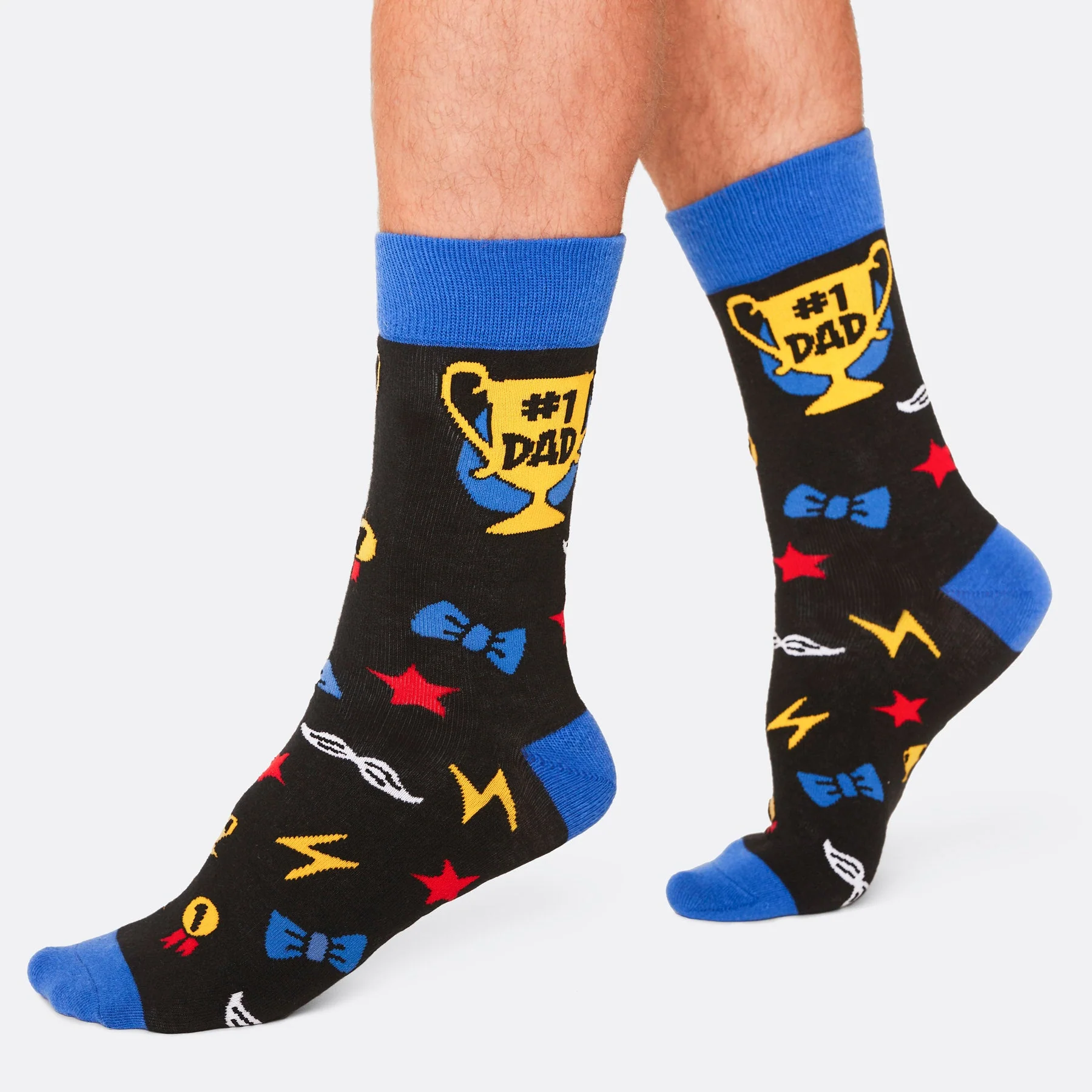 #1 Dad Socks Gift Box (3-pack) - Image 6
