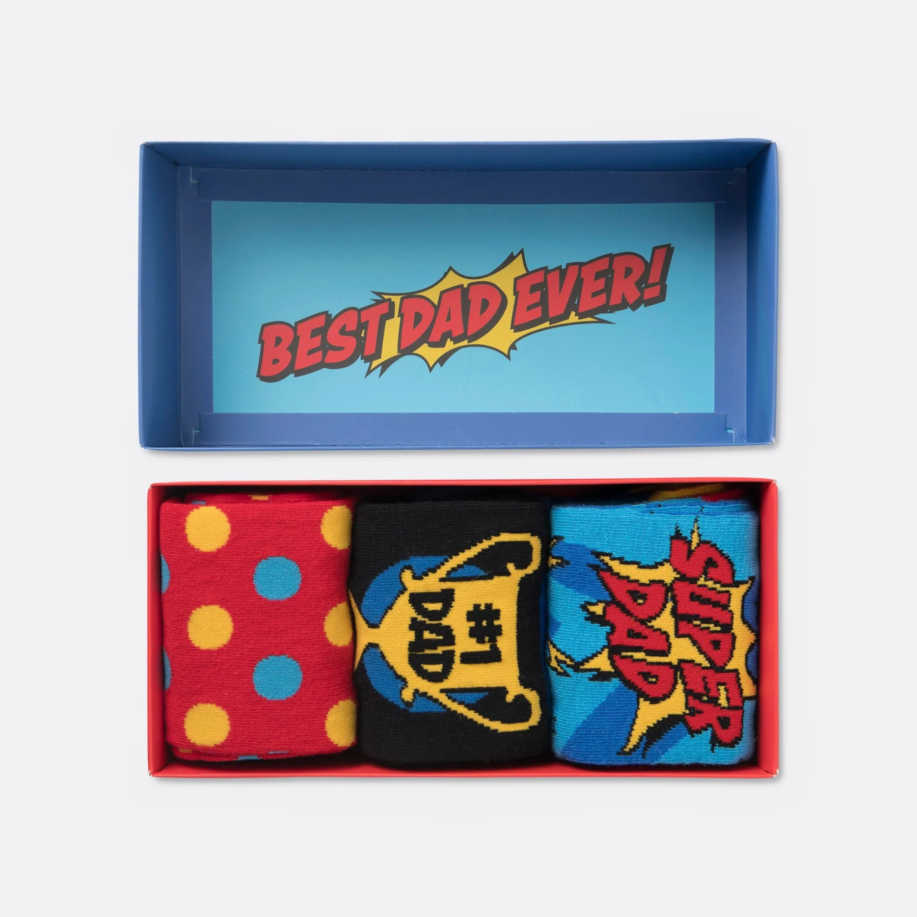 #1 Dad Socks Gift Box (3-pack) - Image 9