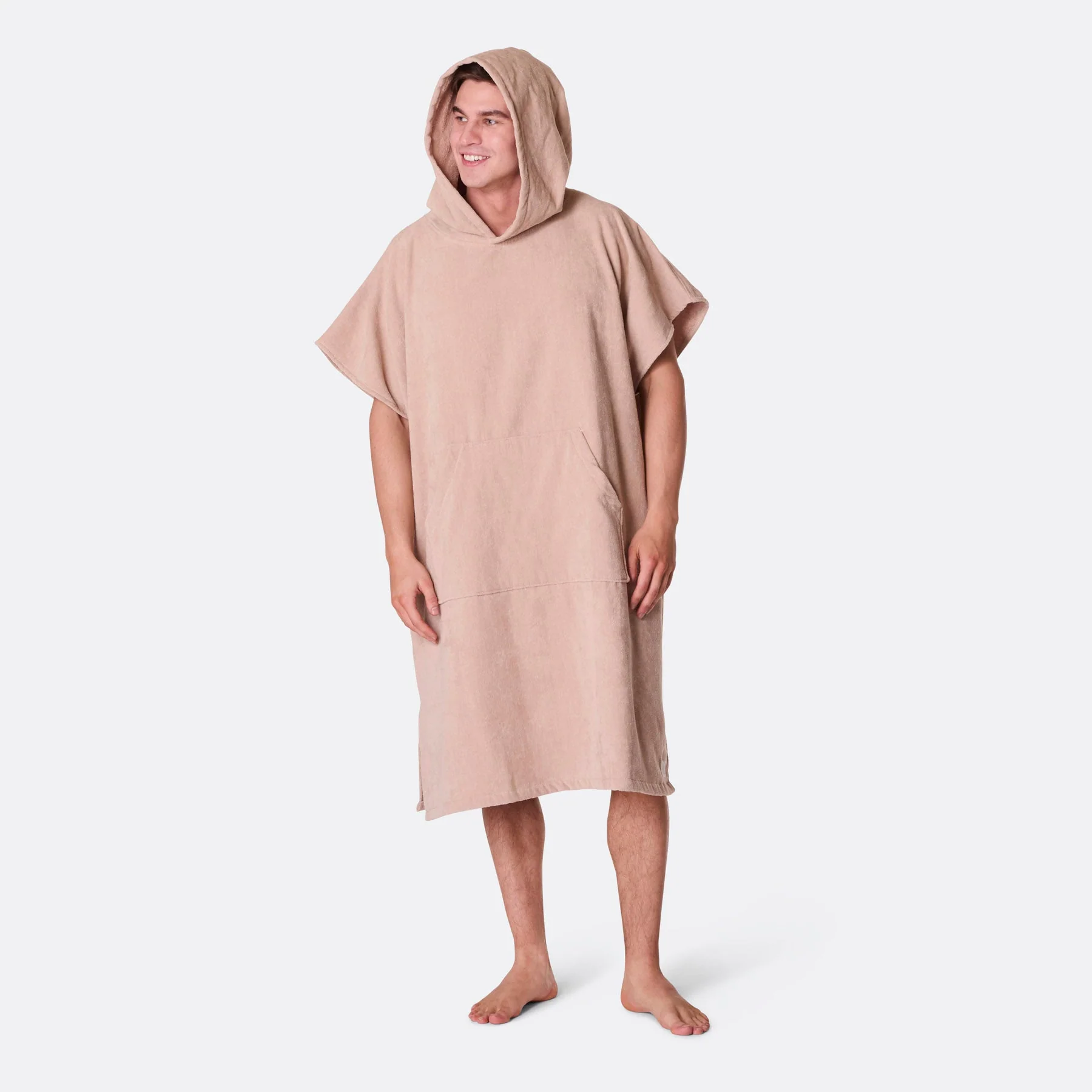 Beige Towel Poncho - Image 4