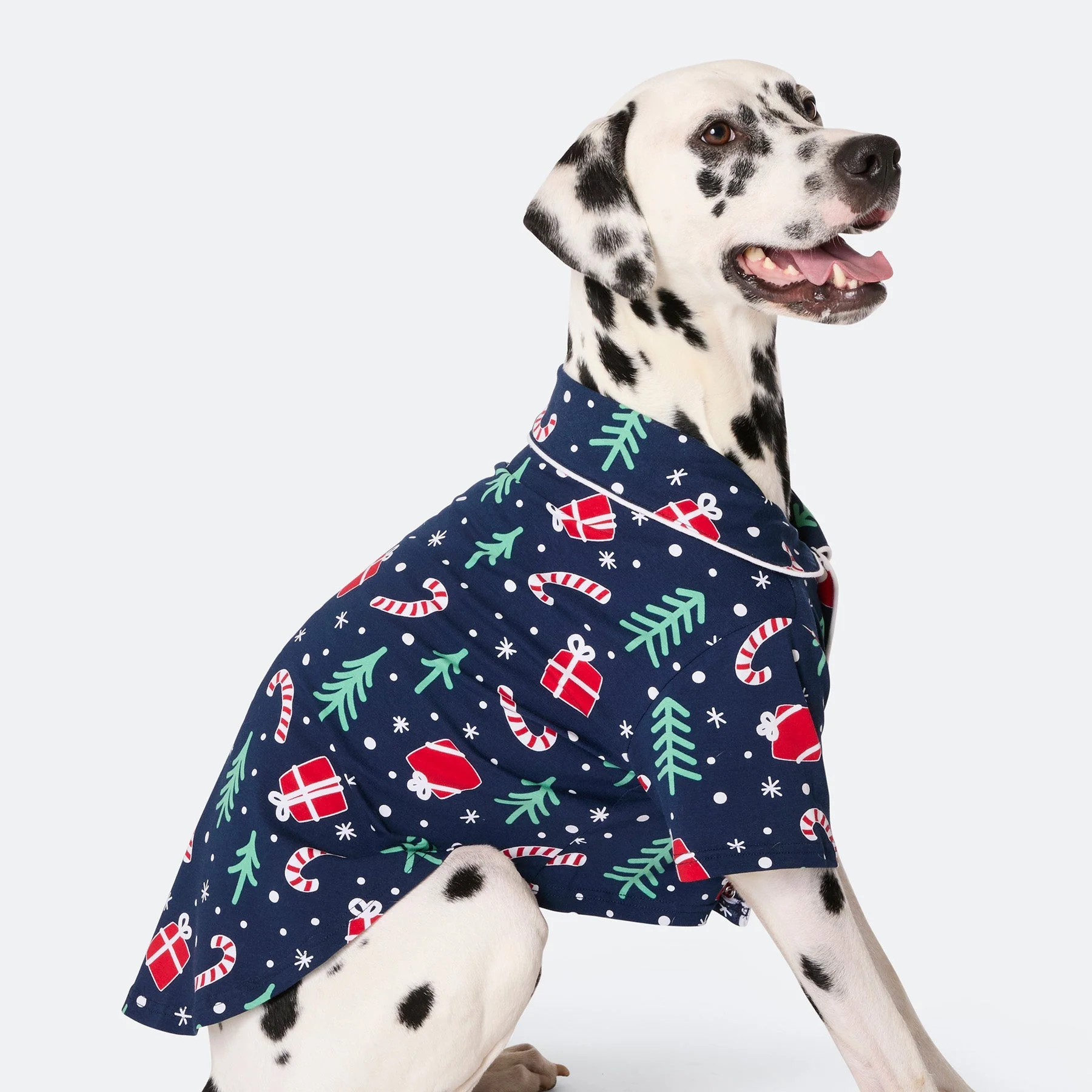 Blue Christmas Pattern Christmas Pyjamas Family - Image 8