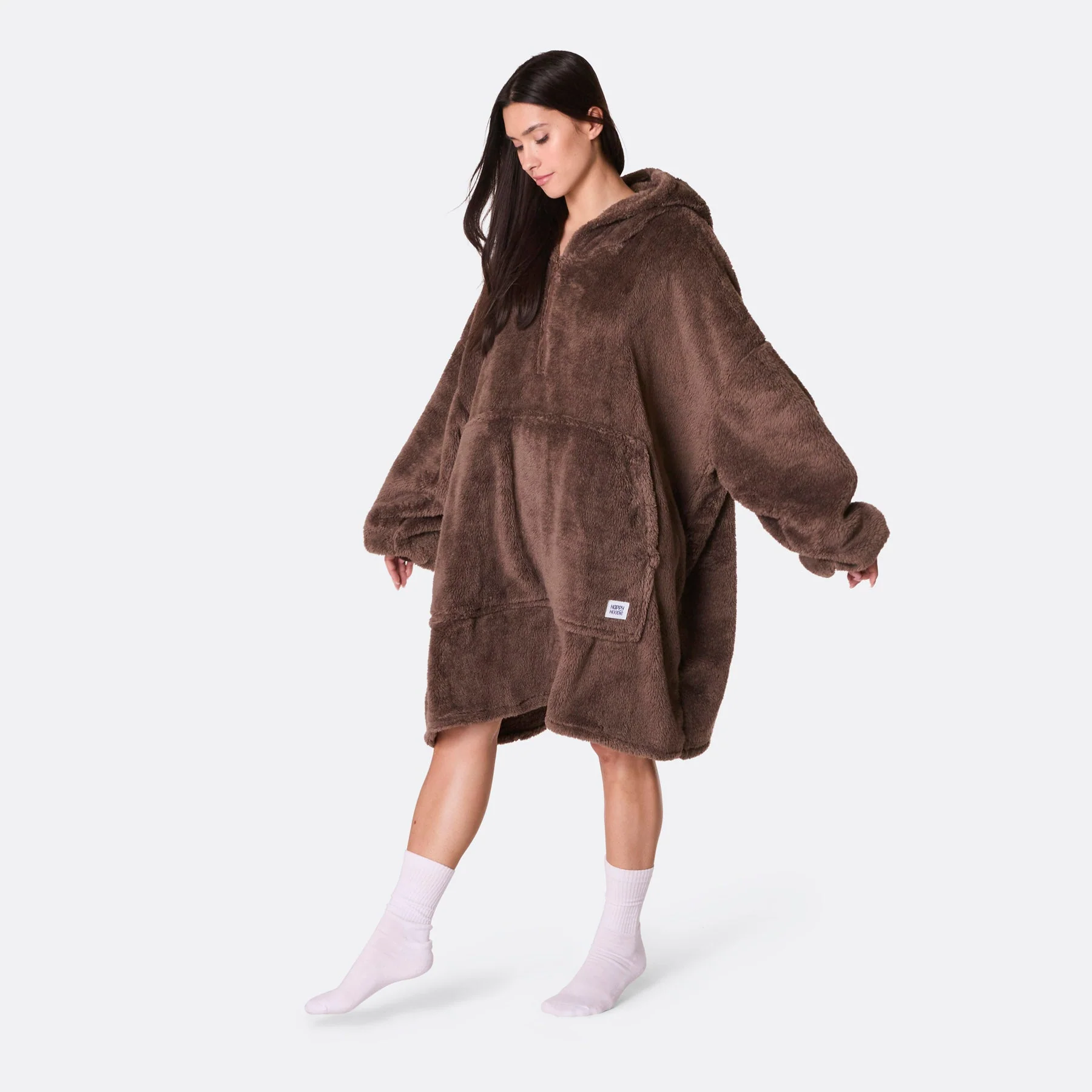 Brown Teddy HappyHoodie - Image 2
