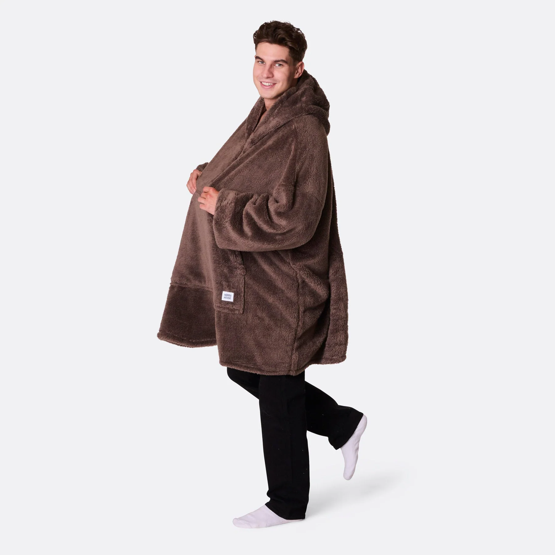 Brown Teddy HappyHoodie - Image 4