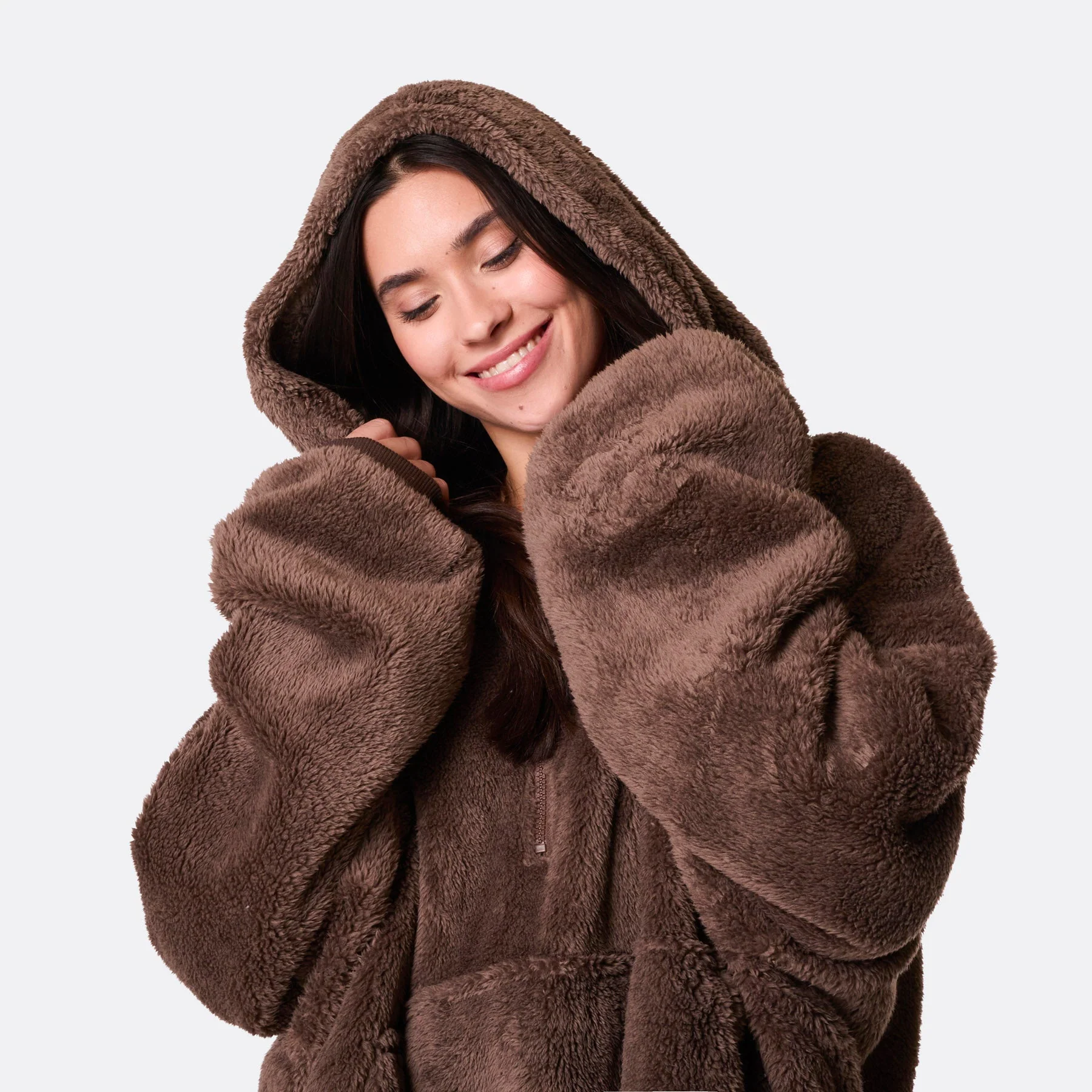Brown Teddy HappyHoodie - Image 7