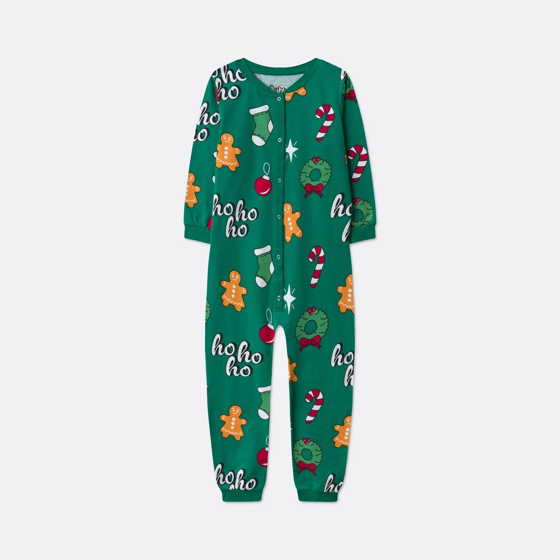 Green Hohoho Christmas Pyjamas Family - Image 5