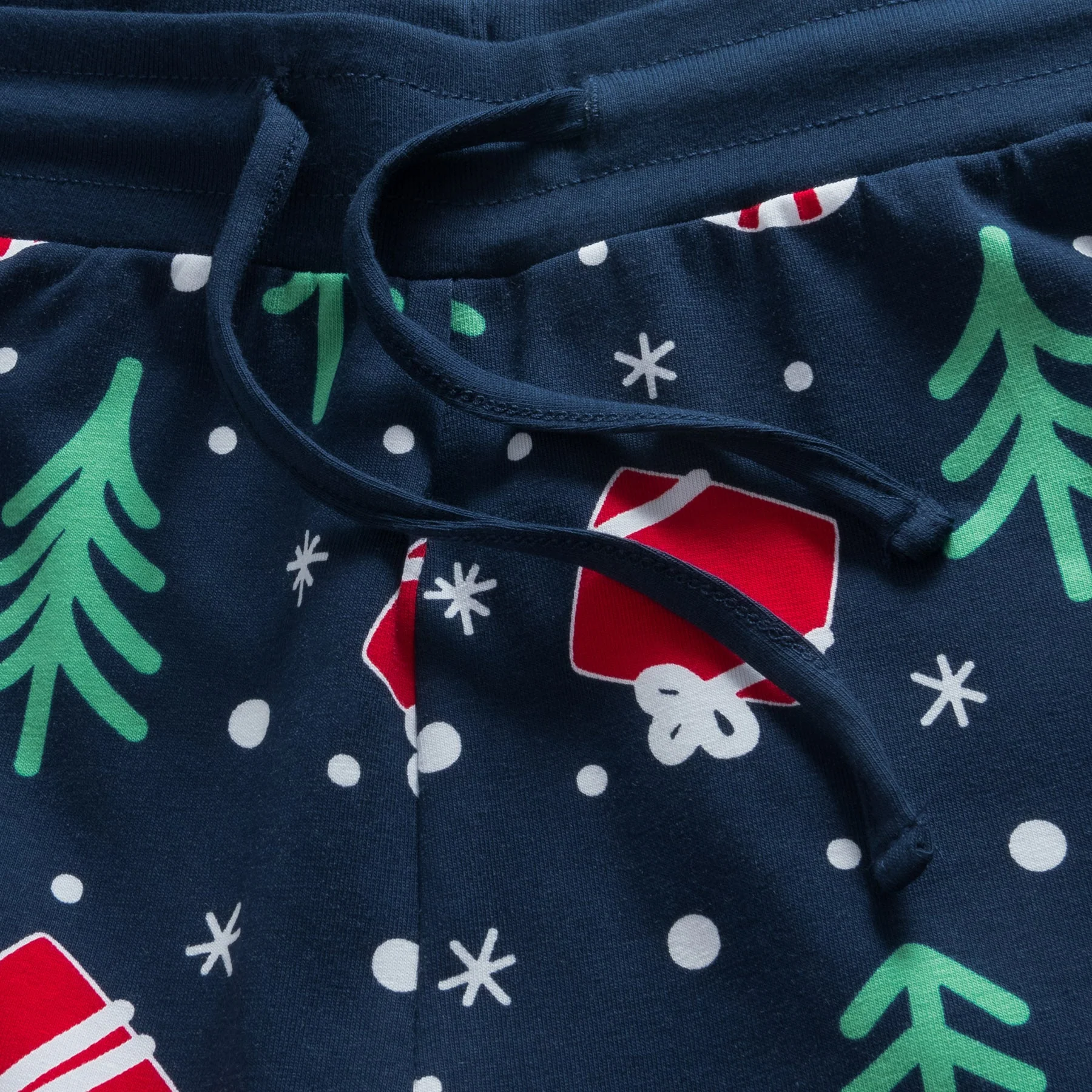 Kids' Blue Christmas Pattern Christmas Pyjamas - Image 4