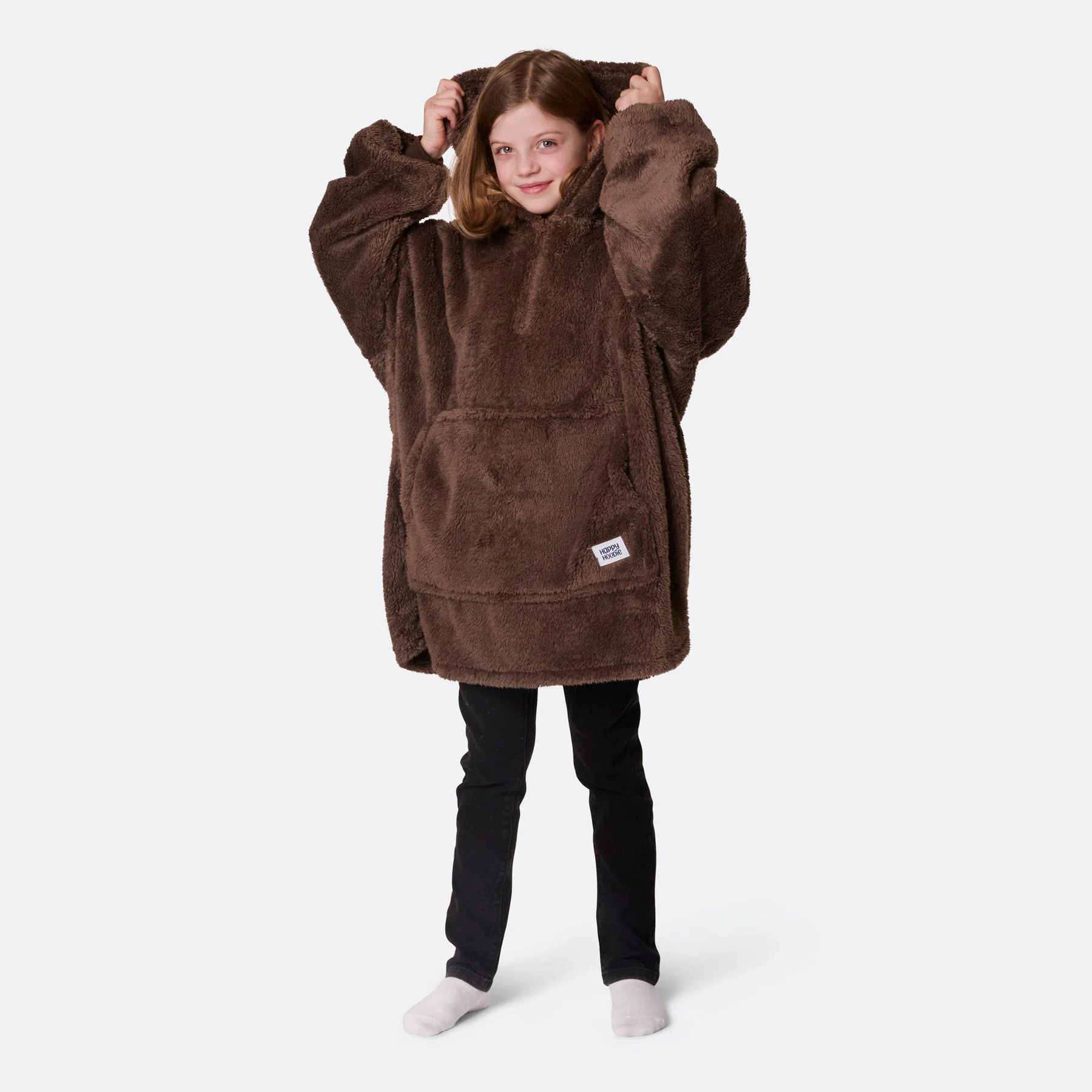 Kids' Brown Teddy HappyHoodie