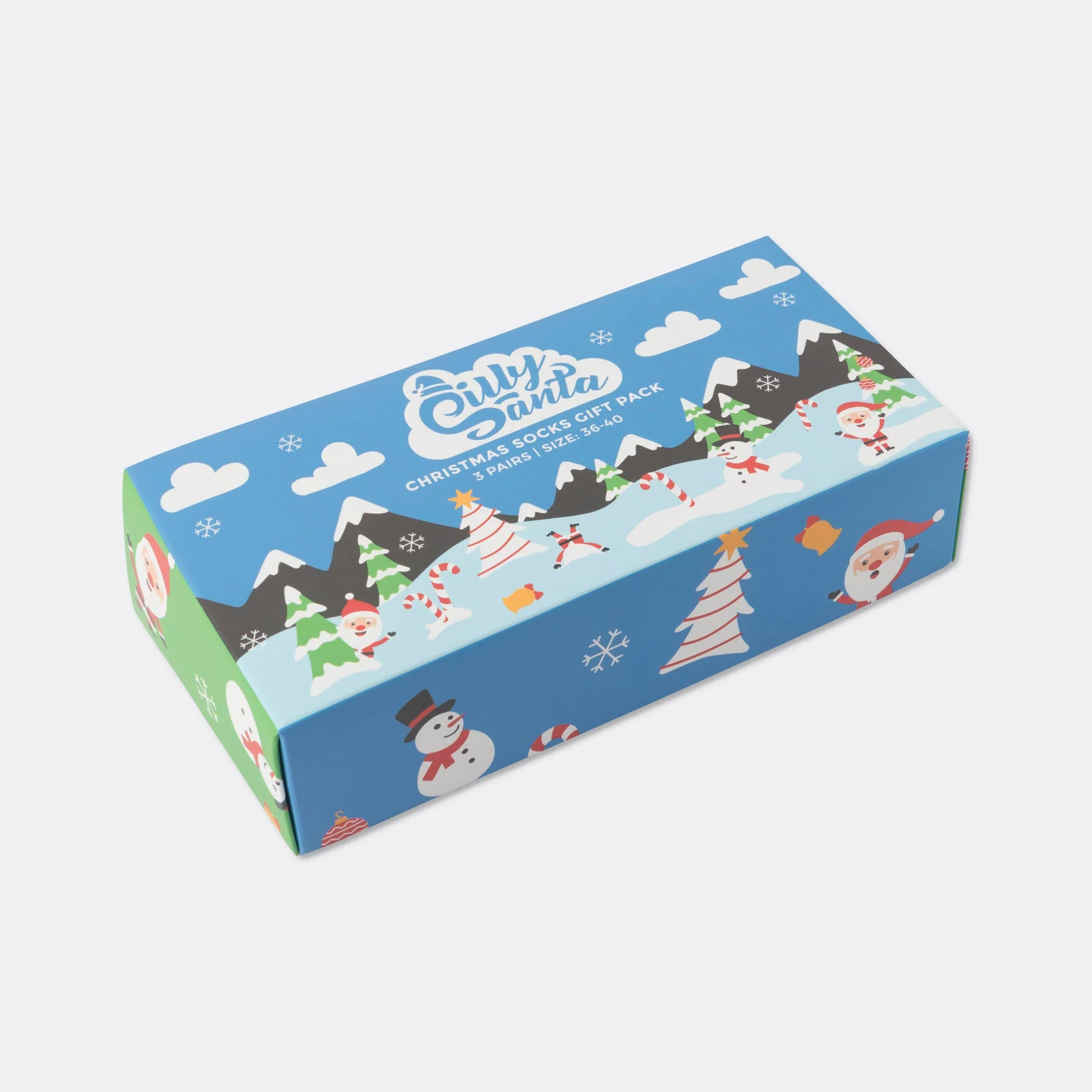 Kids' Christmas Socks Gift Box (3-pack) - Image 10