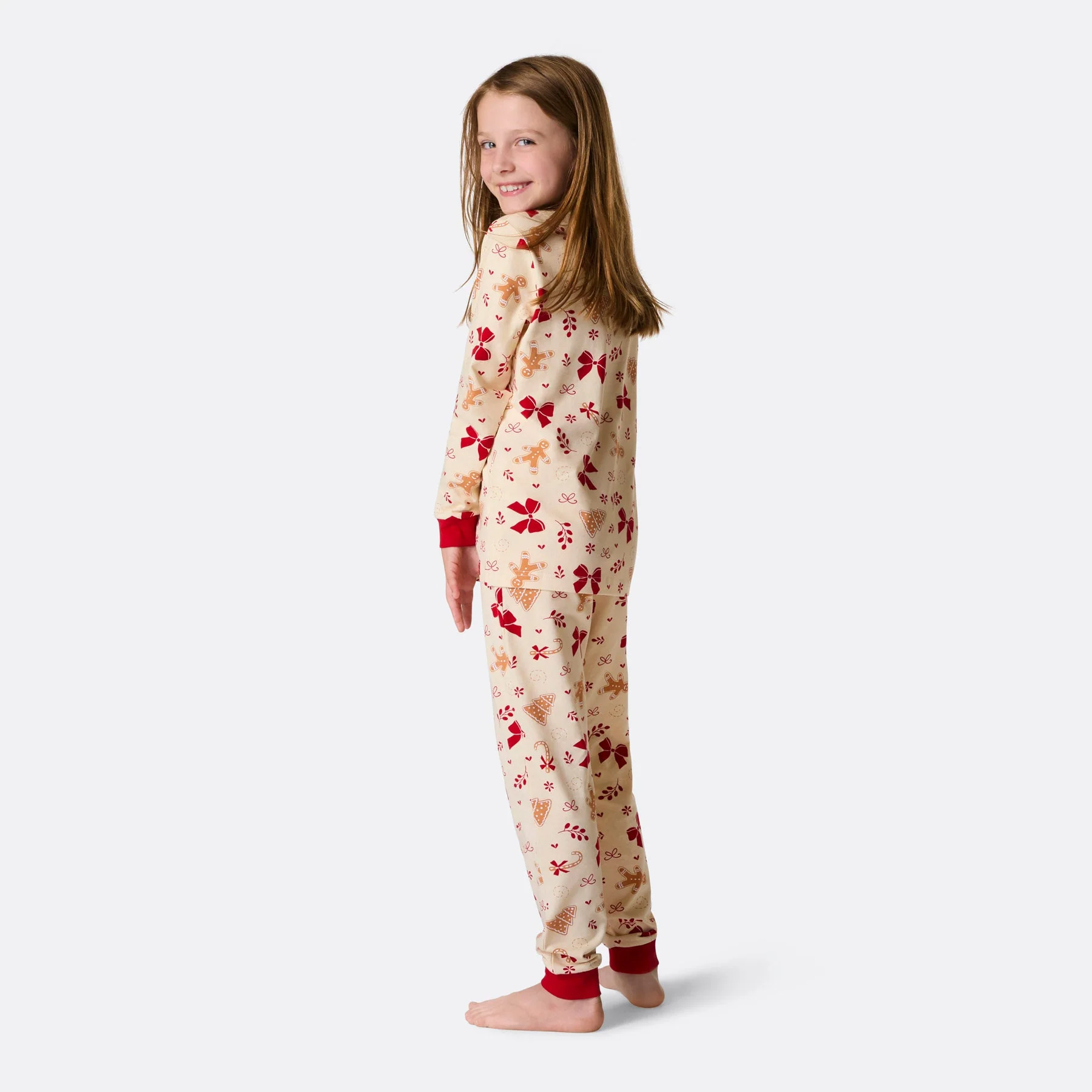 Kids' Gingerbread Christmas Pyjamas - Image 3
