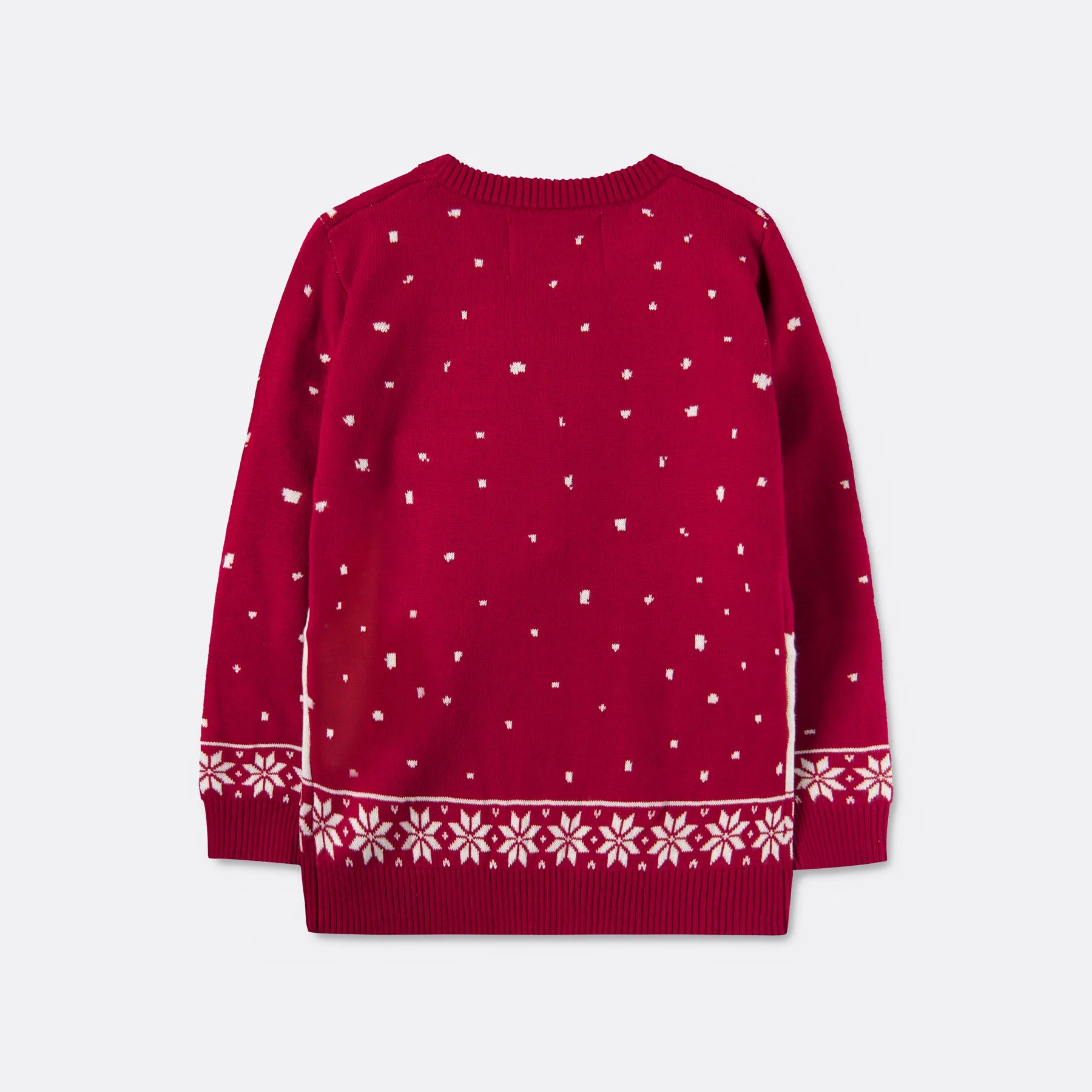 Kids' Gingerbread House Christmas Sweater - Image 2