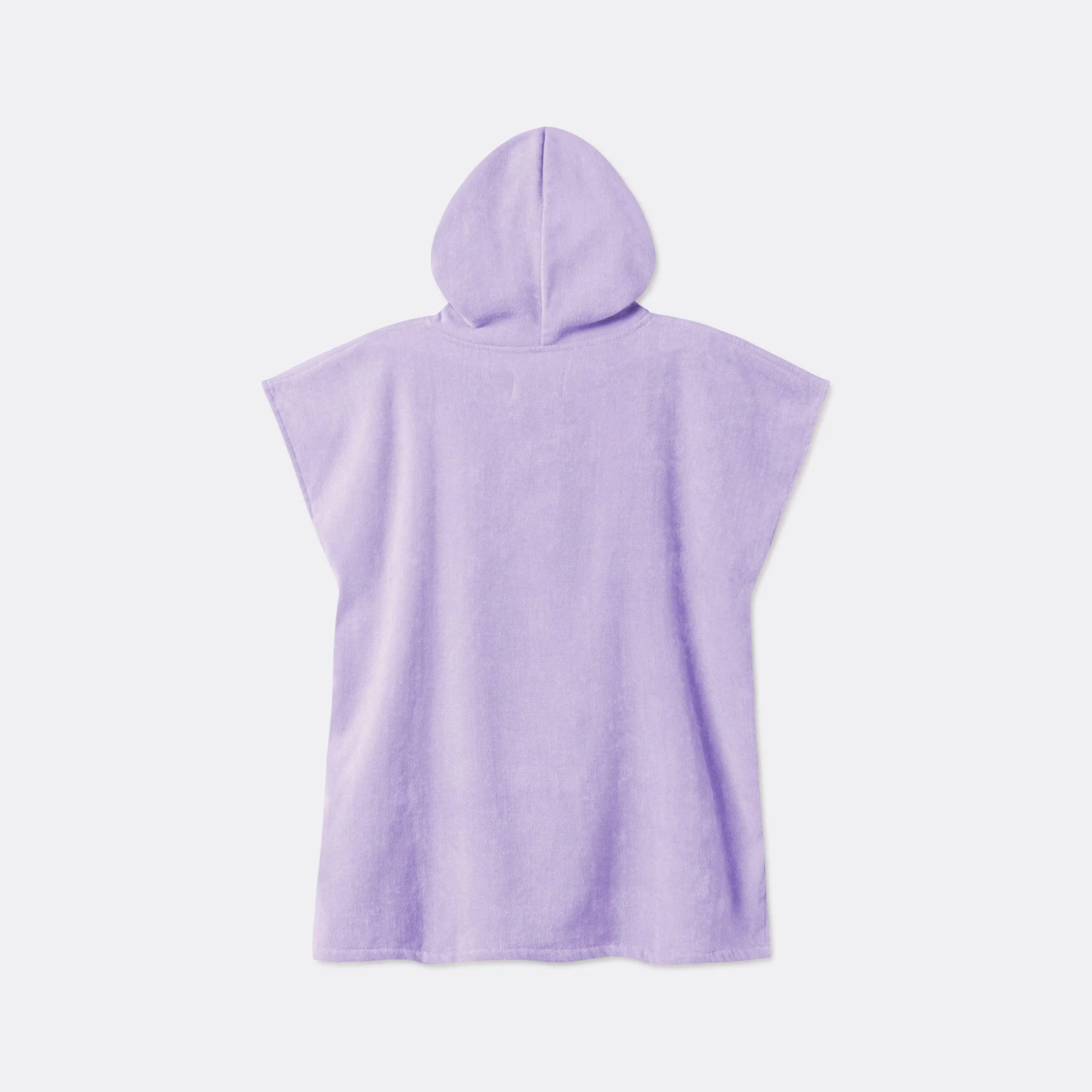 Kids' Purple Towel Poncho - Image 5