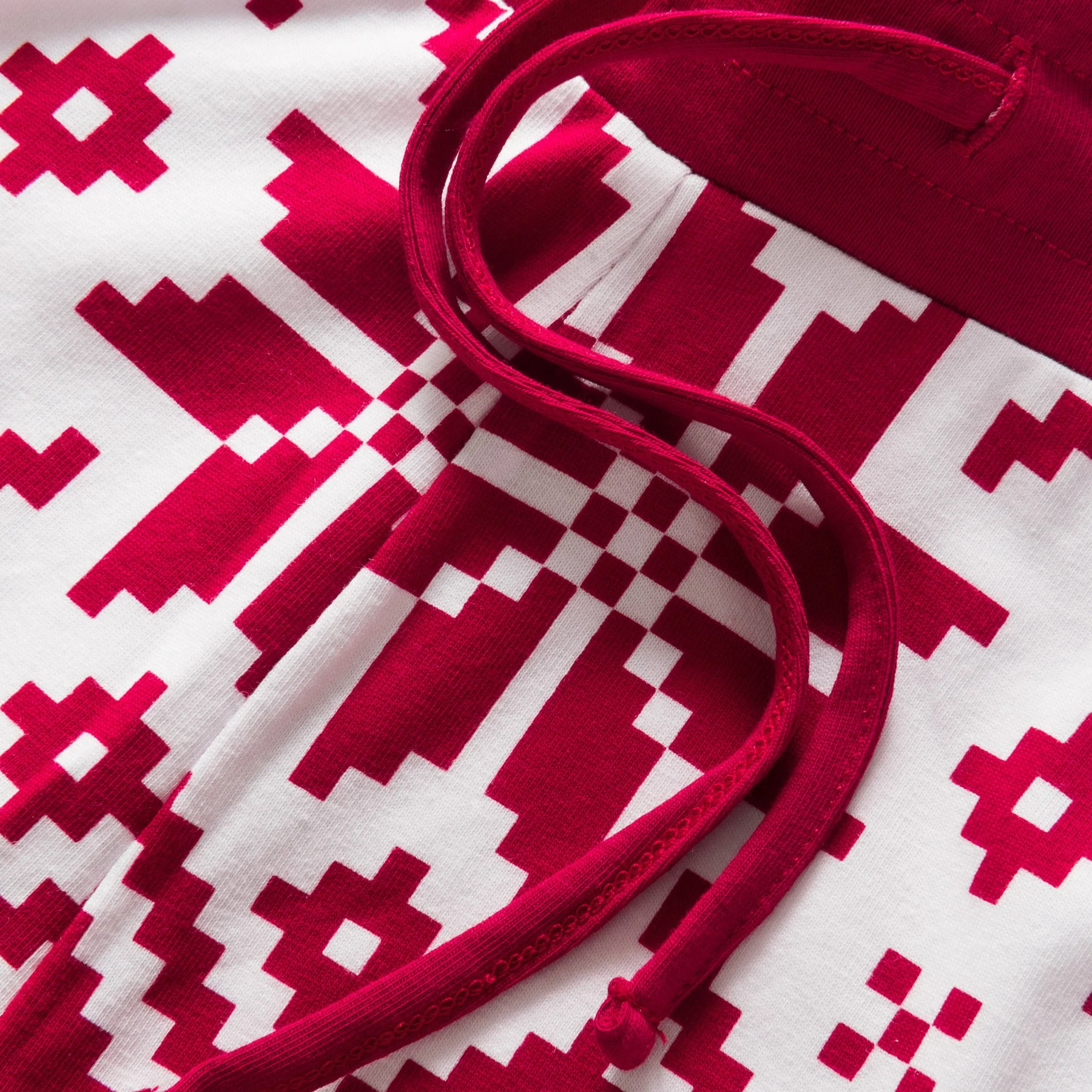 Kids' Red Christmas Knit Christmas Pyjamas - Image 4