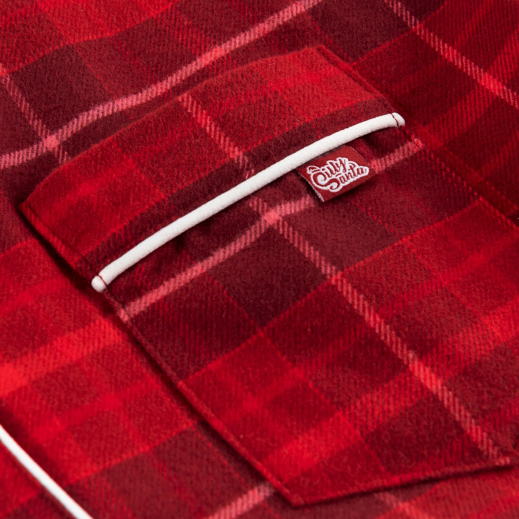Kids' Red Flannel Christmas Pyjamas - Image 6