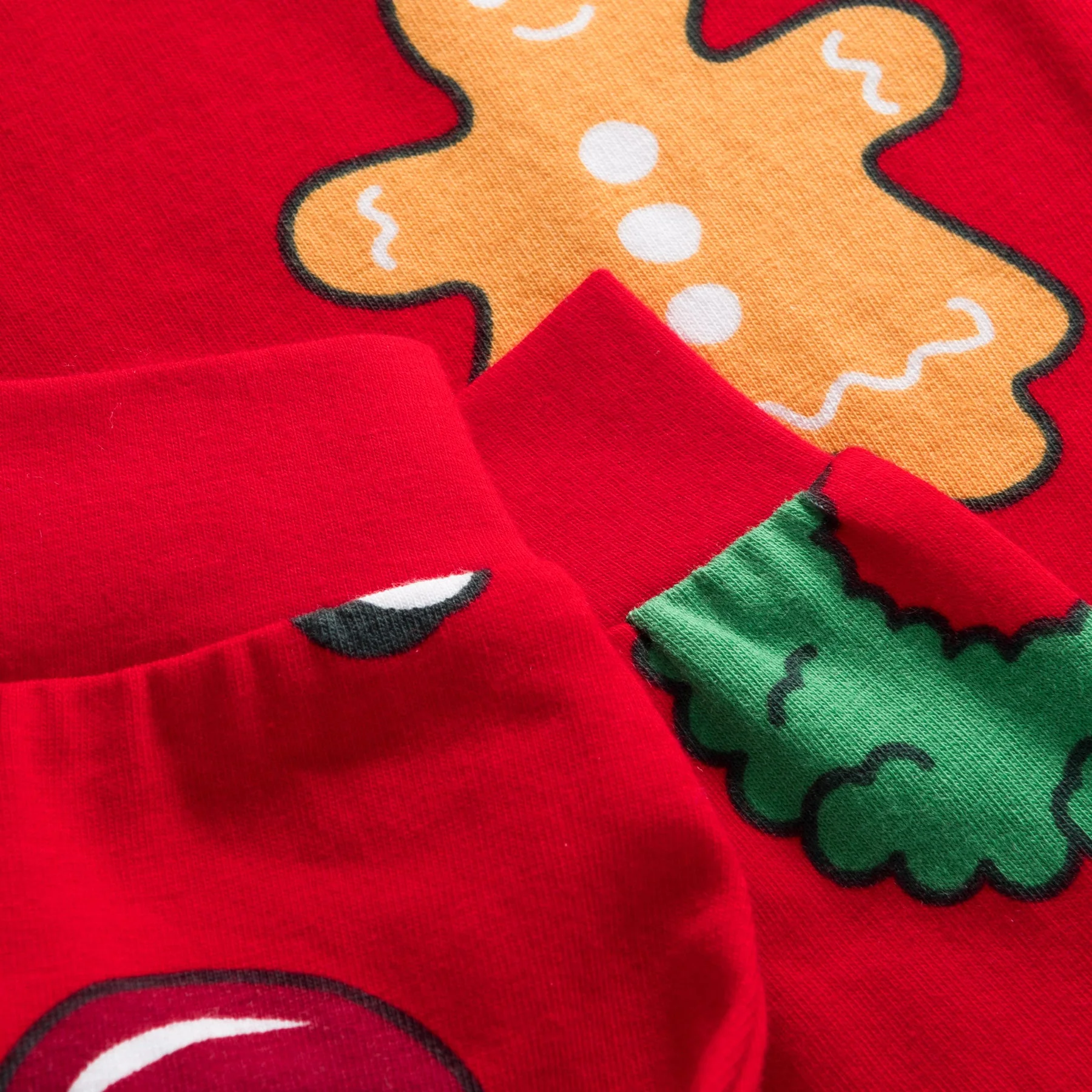Kids' Red Hohoho Overall Christmas Pyjamas - Image 5