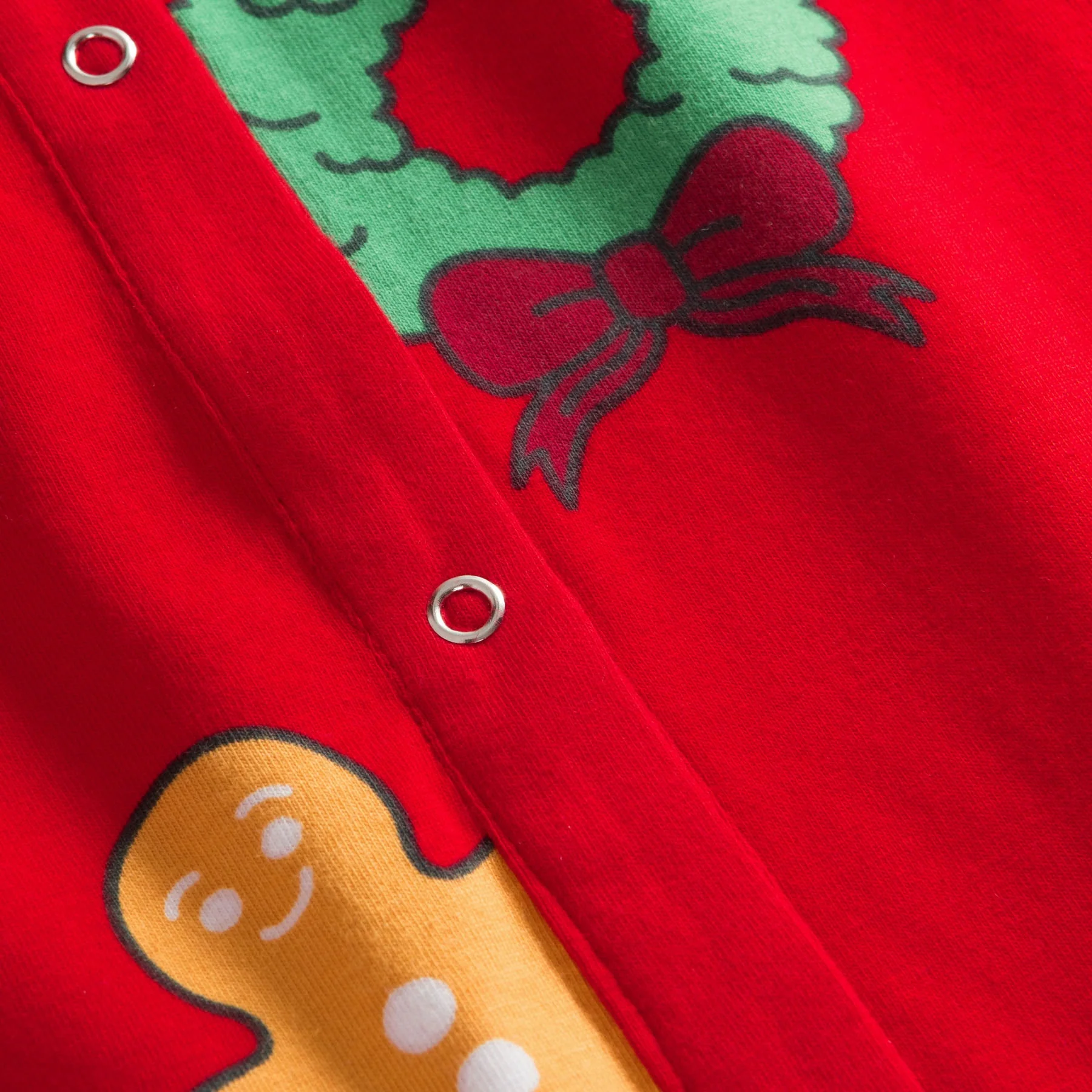 Kids' Red Hohoho Overall Christmas Pyjamas - Image 6