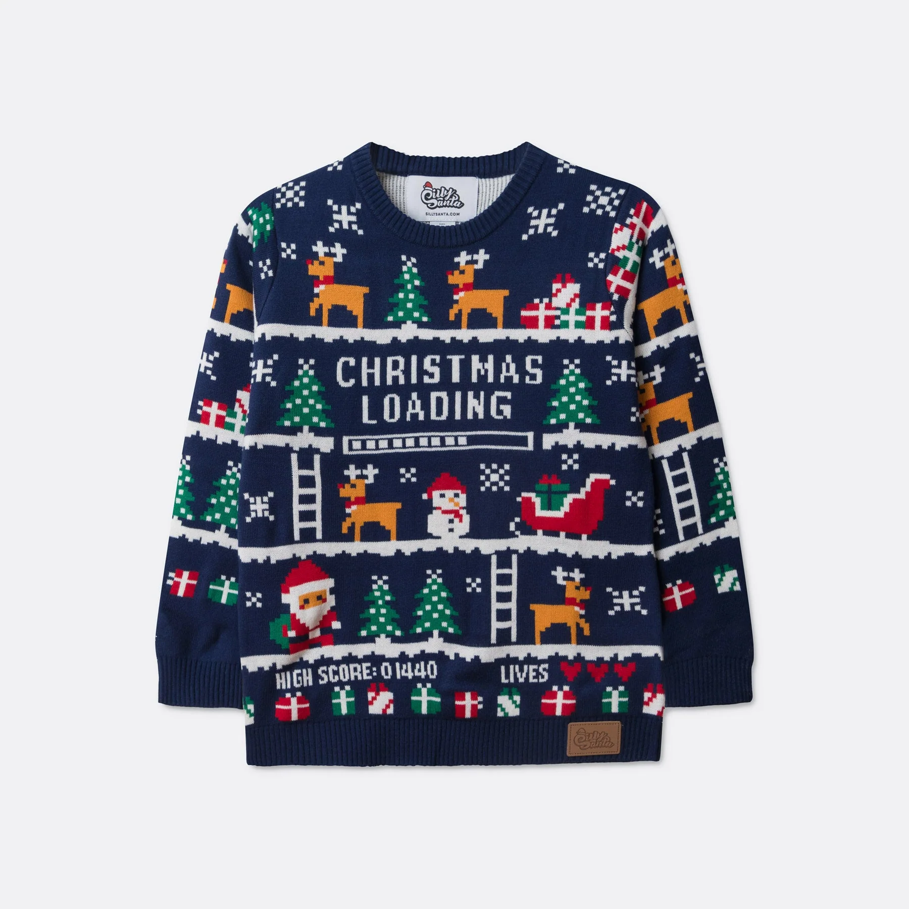 Kids' Retro Video Game Christmas Sweater - Image 3