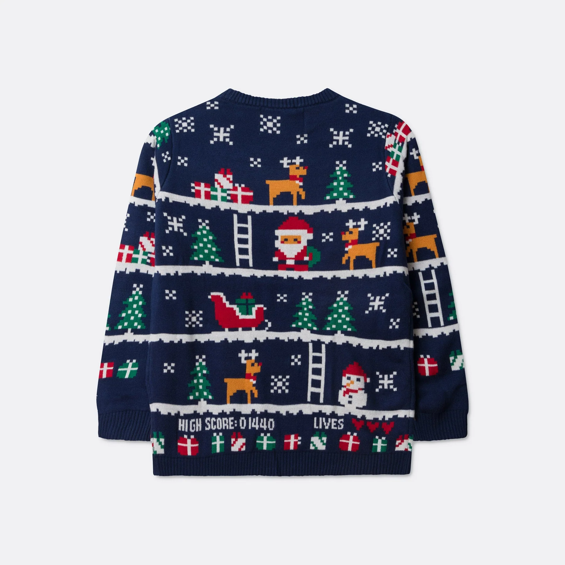 Kids' Retro Video Game Christmas Sweater - Image 4