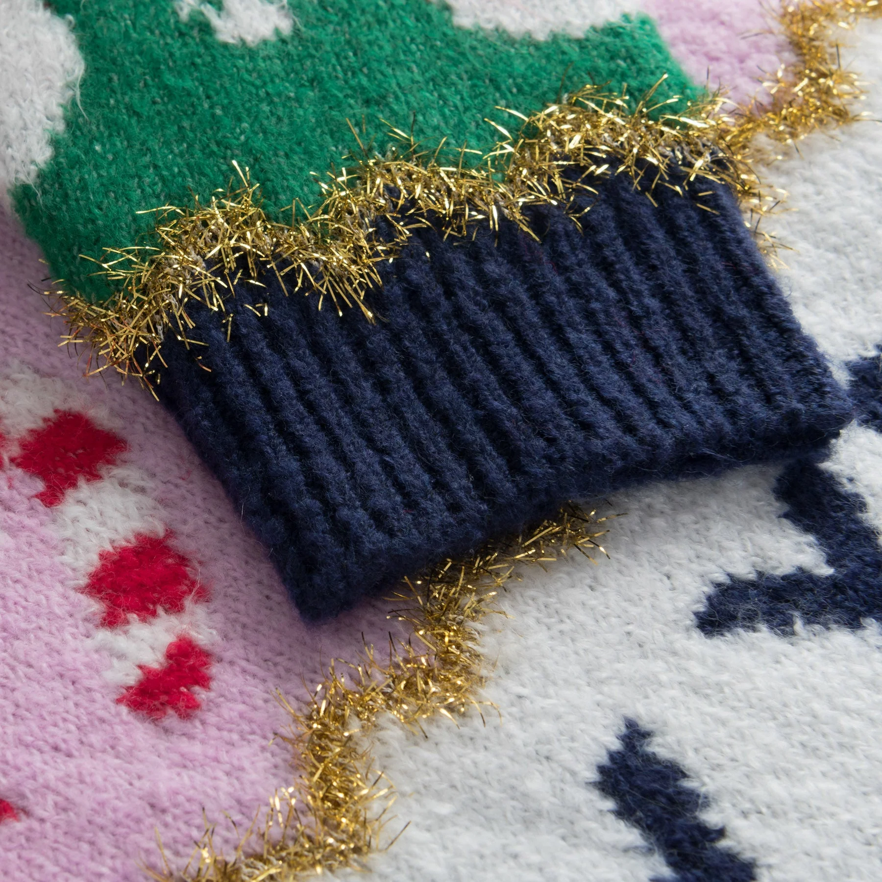Kids' Striped Christmas Sweater - Image 5