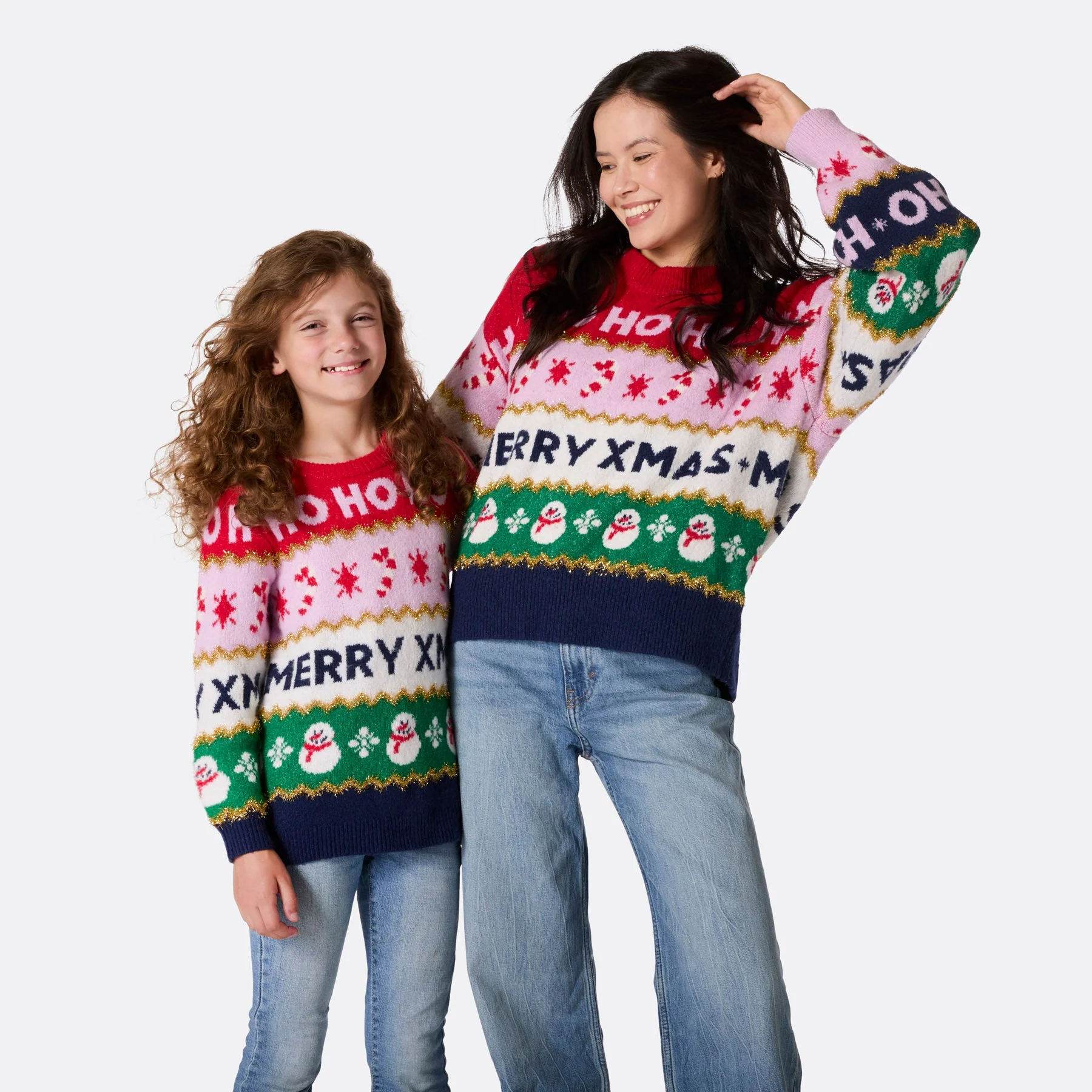 Kids' Striped Christmas Sweater - Image 6
