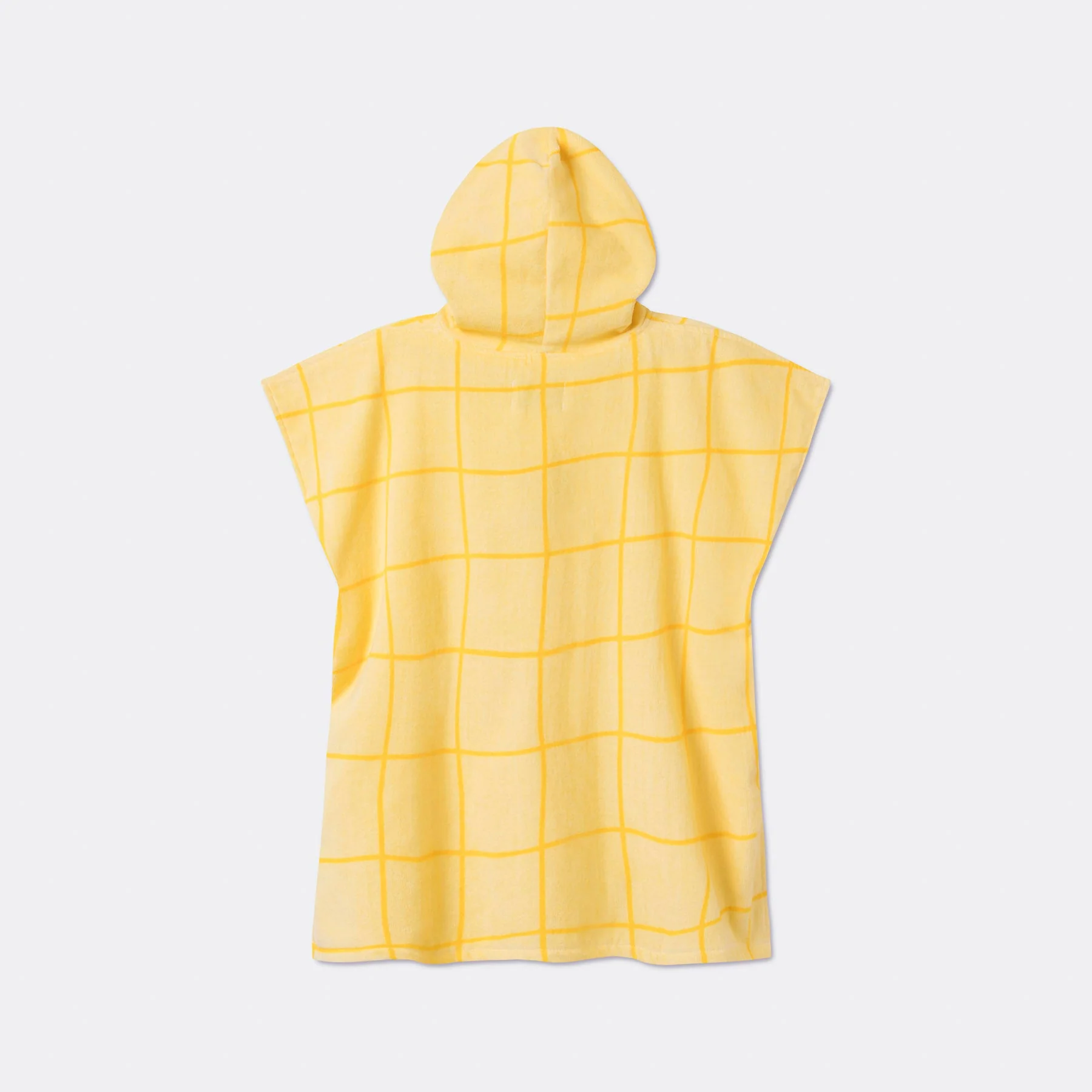 Kids' Yellow Pool Towel Poncho - Image 5