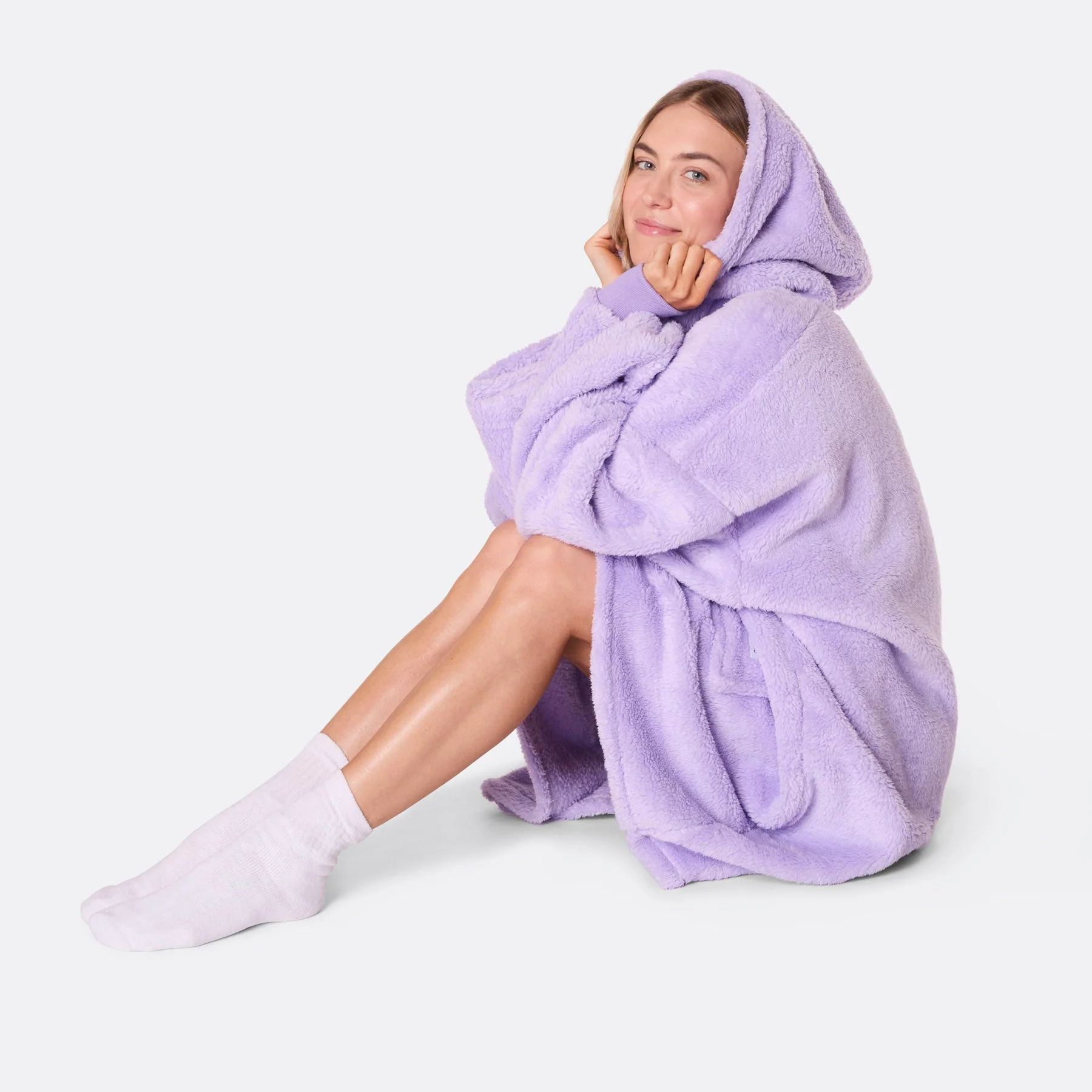 Lavender Teddy HappyHoodie - Image 2