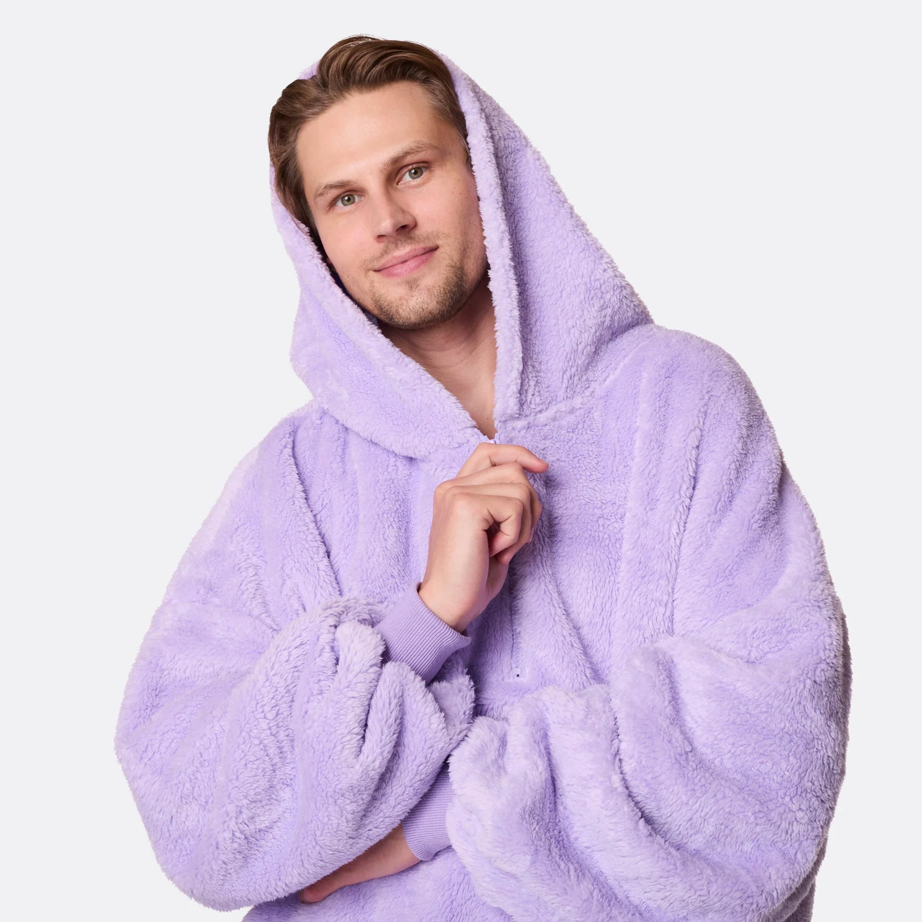 Lavender Teddy HappyHoodie - Image 4