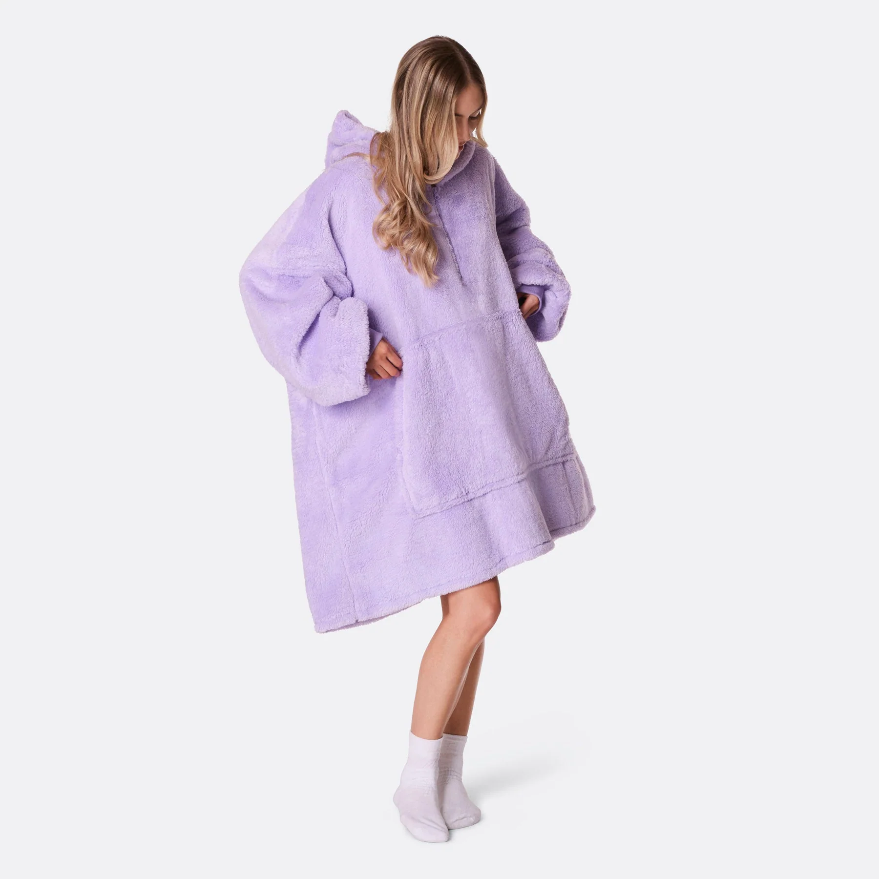 Lavender Teddy HappyHoodie - Image 6