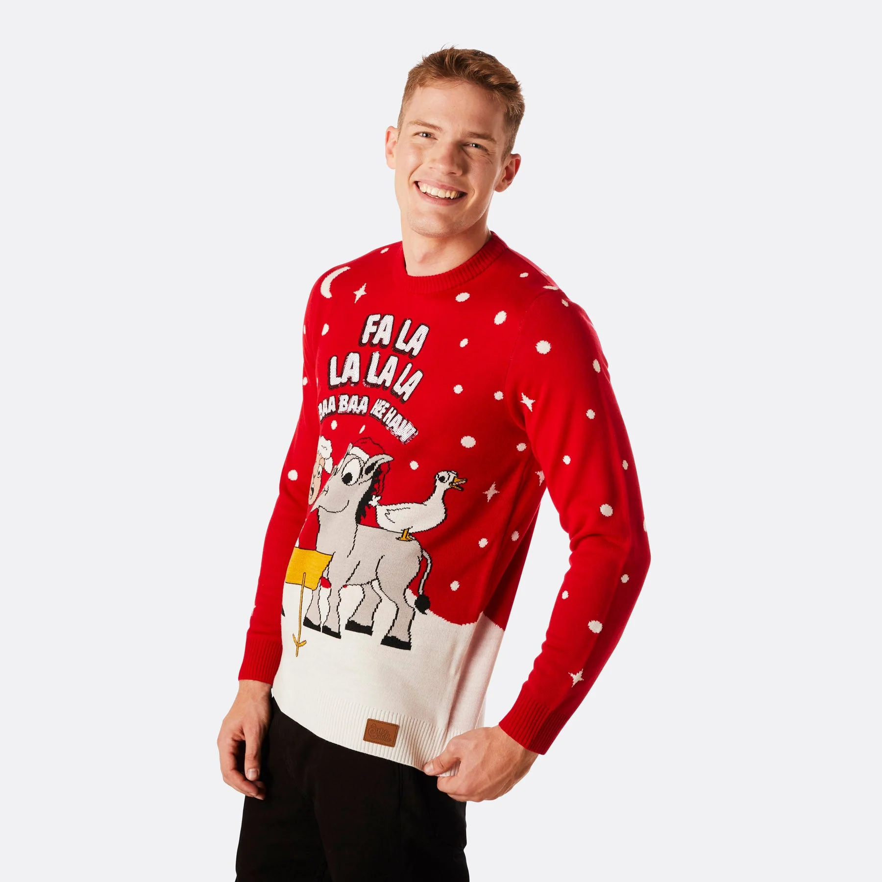 Men's Baa Baa Christmas Sweater - Image 3