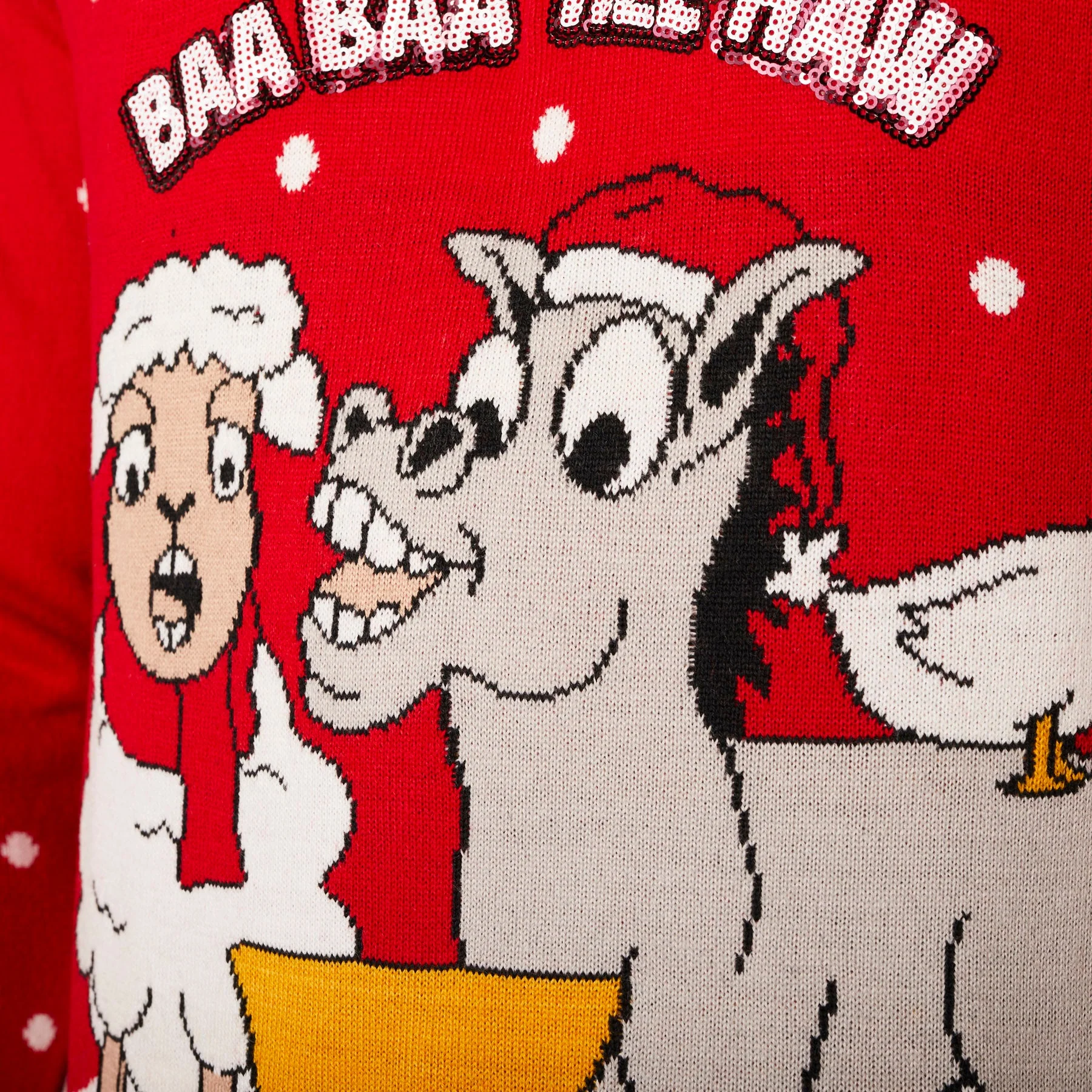 Men's Baa Baa Christmas Sweater - Image 4