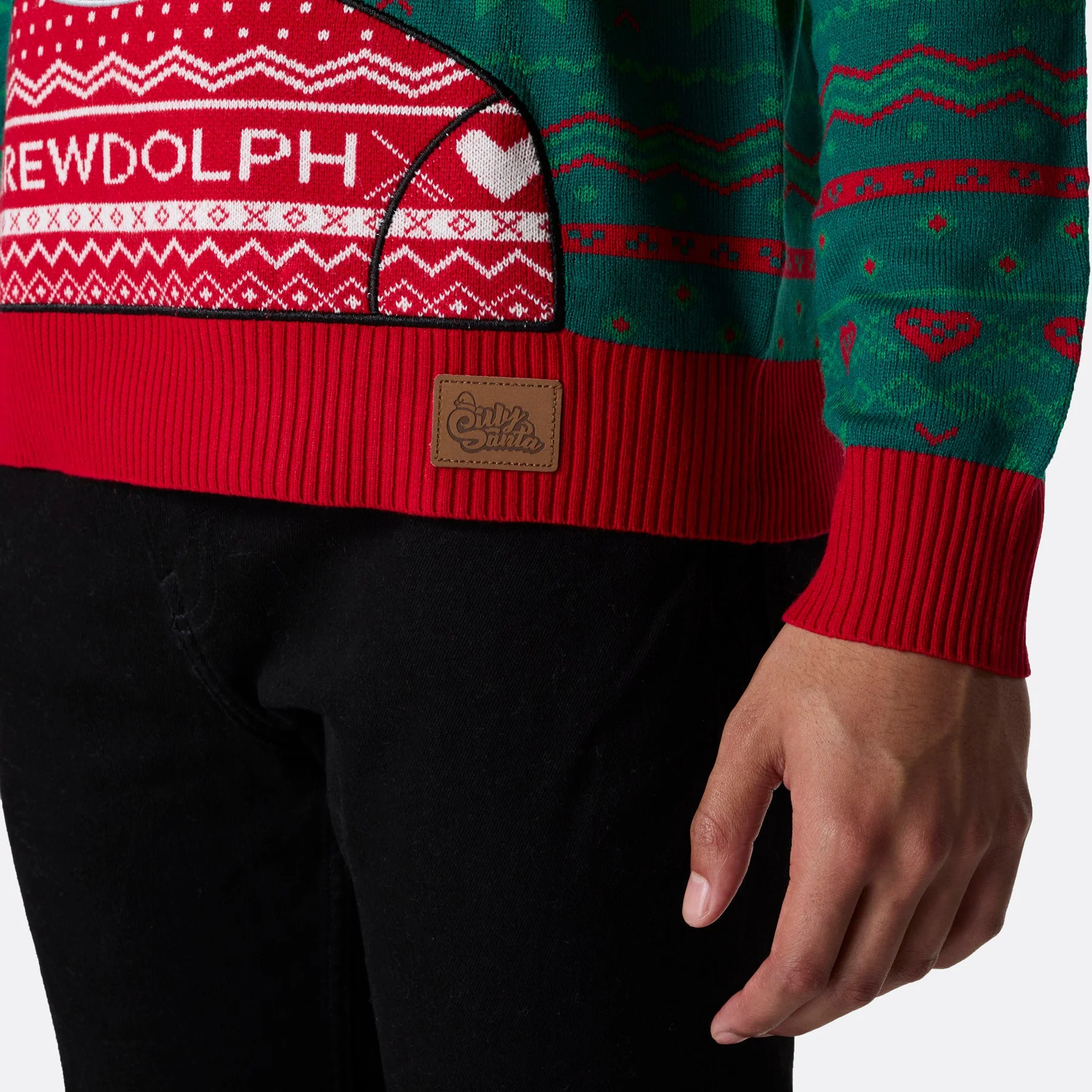 Men's Brewdolph Christmas Sweater - Image 5