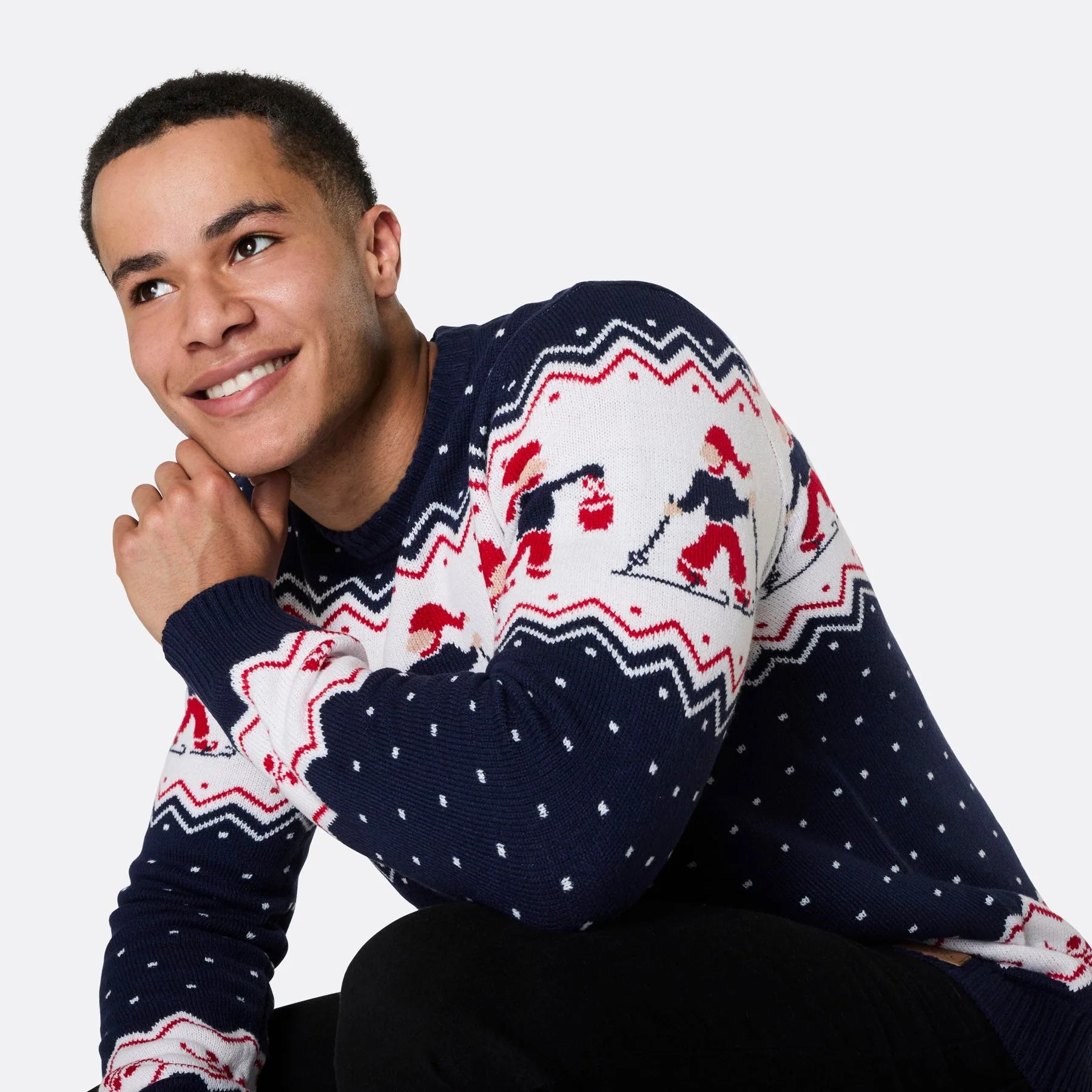 Men's Christmas Scenery Christmas Sweater - Image 3