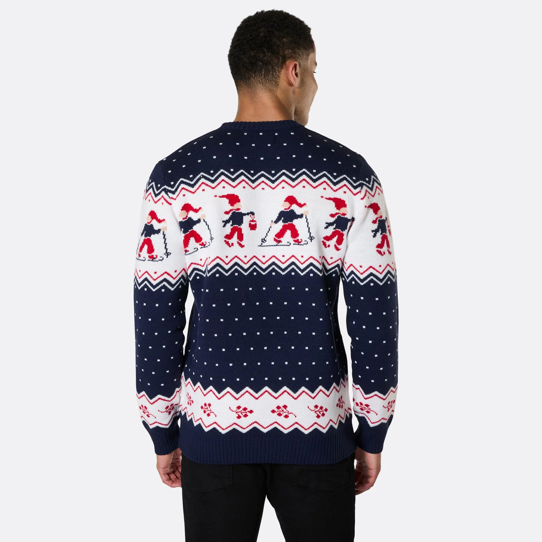 Men's Christmas Scenery Christmas Sweater - Image 4