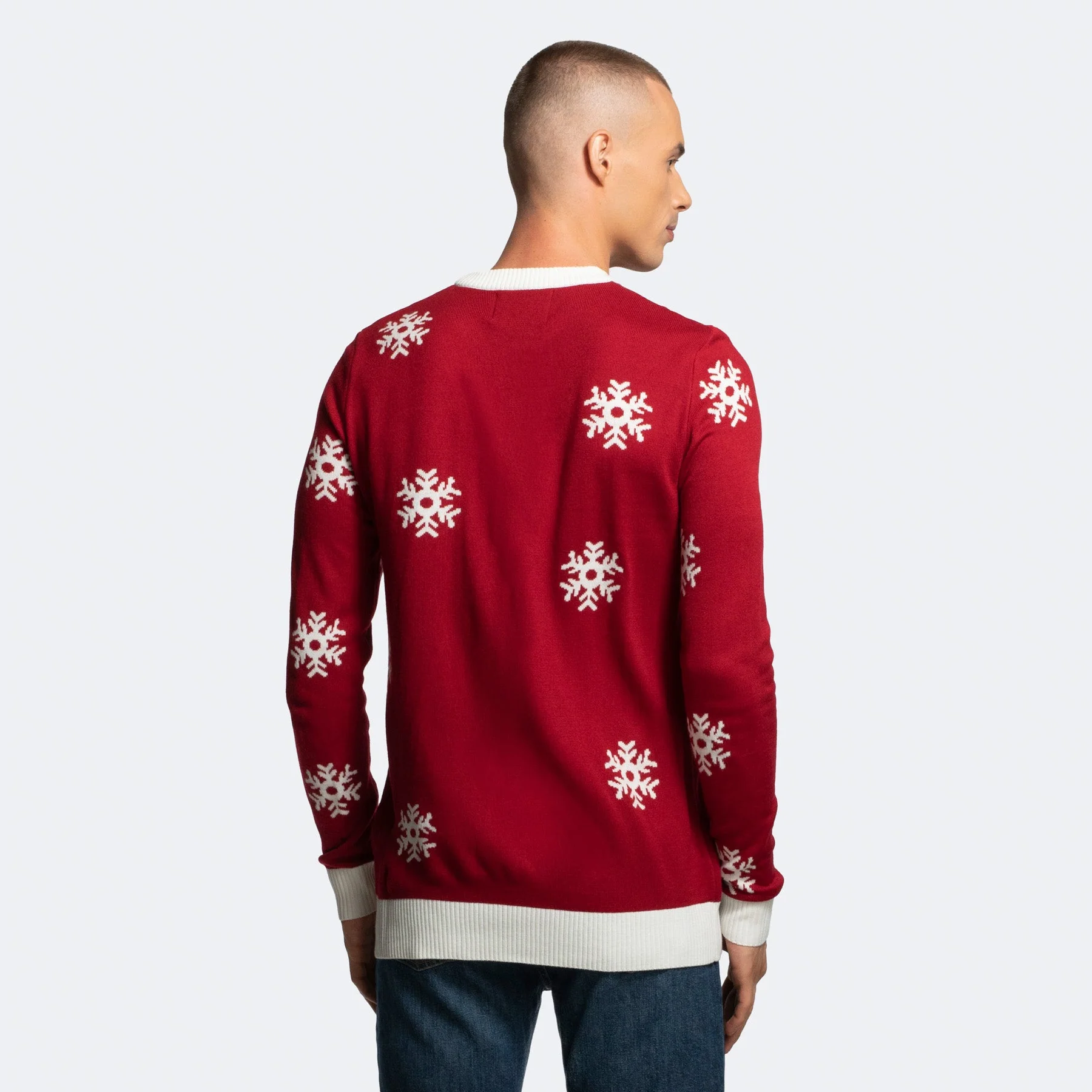 Men's Reindeer Christmas Sweater - Image 3