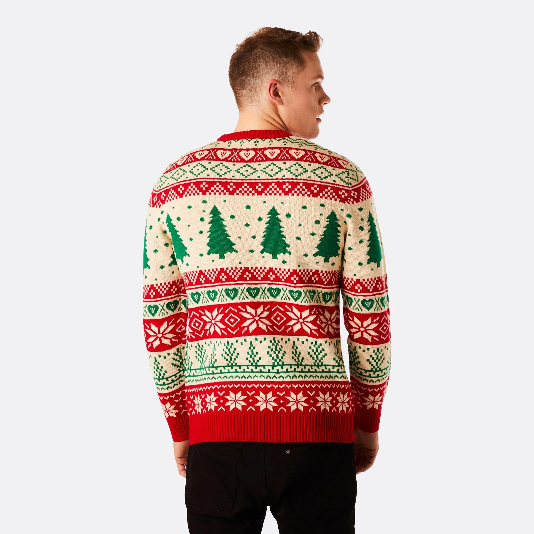 Men's Driving Home Christmas Sweater - Image 3