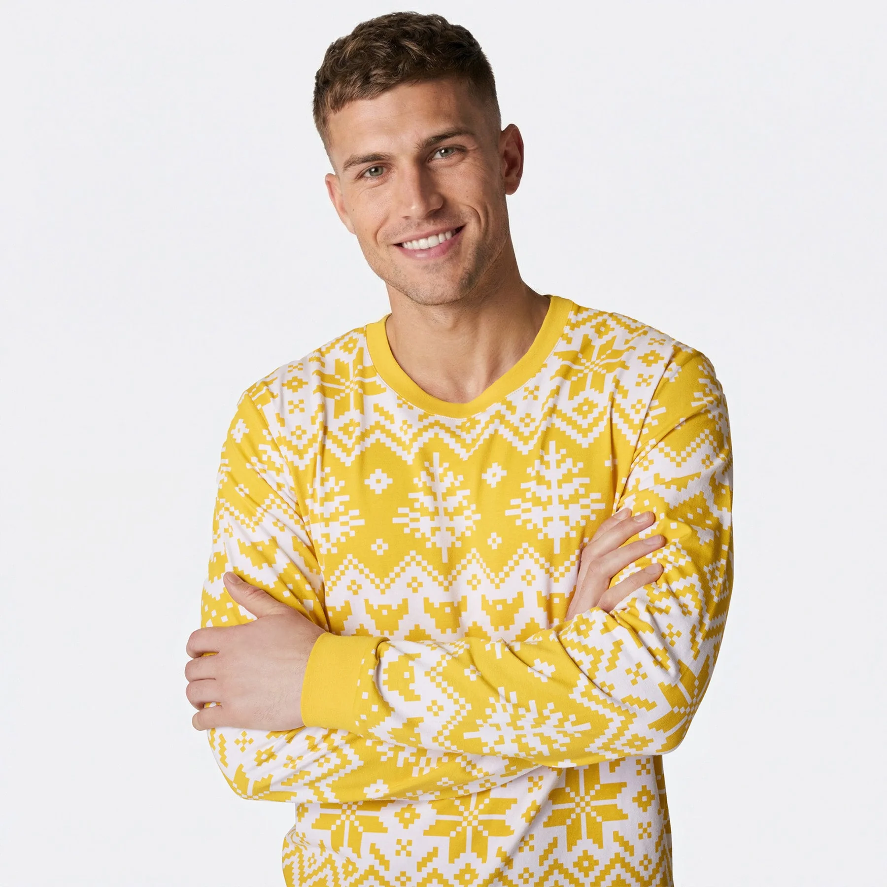 Men's Knit Print Easter Pyjamas