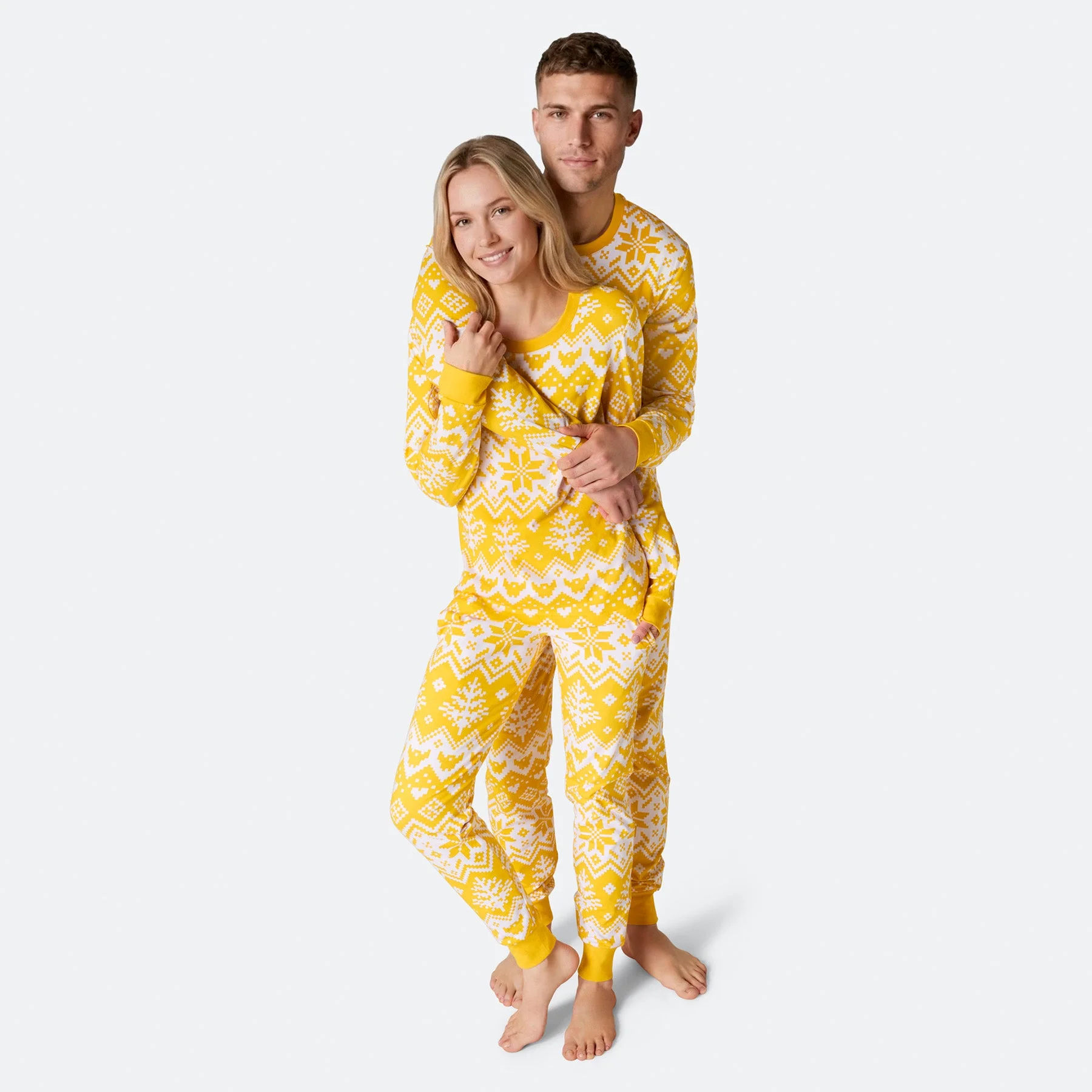 Men's Knit Print Easter Pyjamas - Image 4
