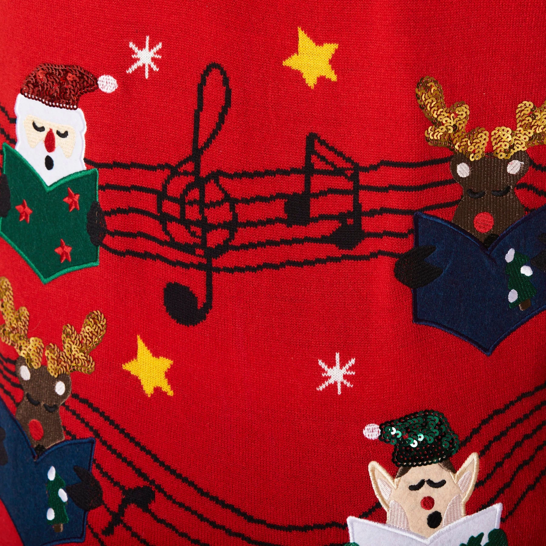Men's Fa-la-la Christmas Waistcoast - Image 6