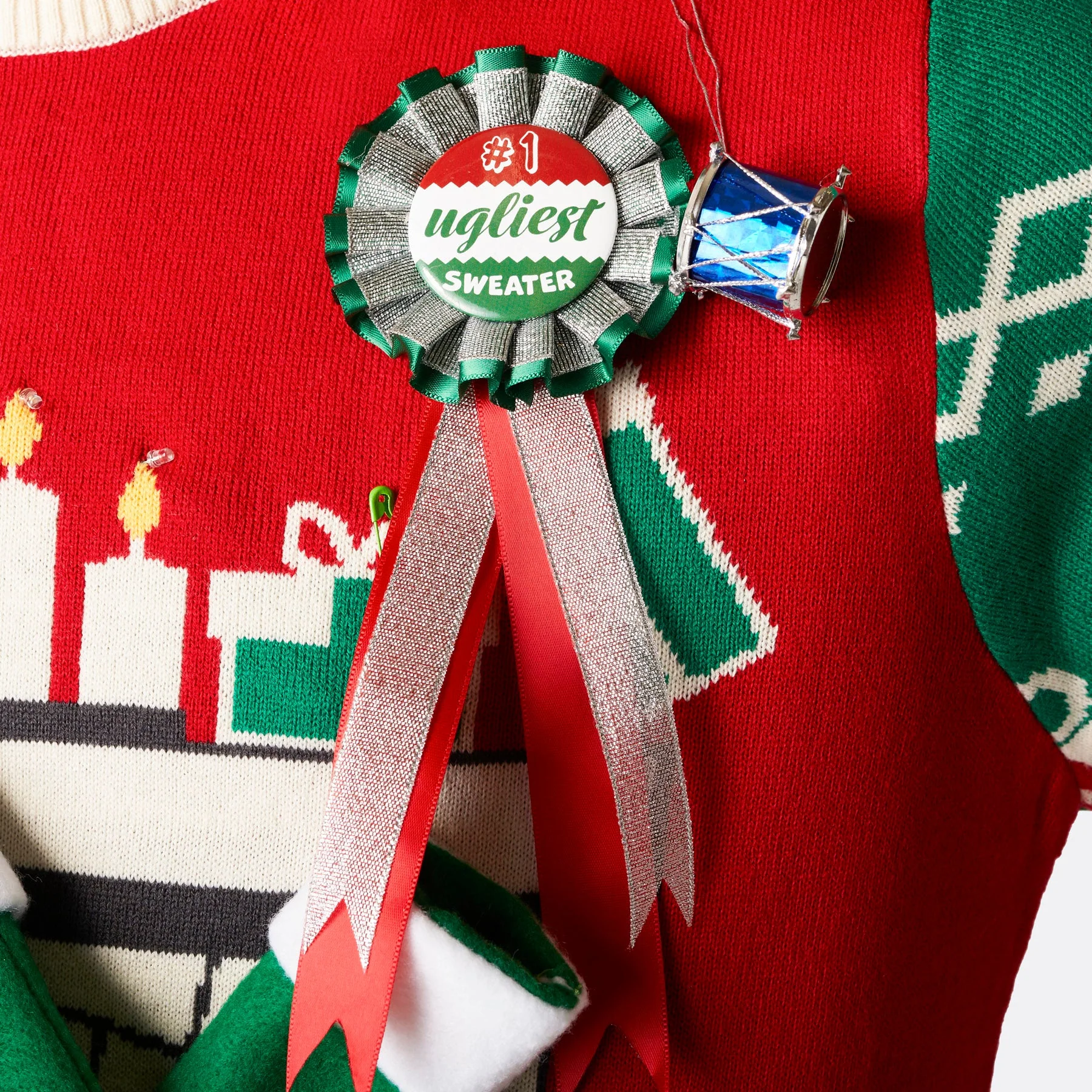 Men's Fireplace Christmas Sweater - Image 5