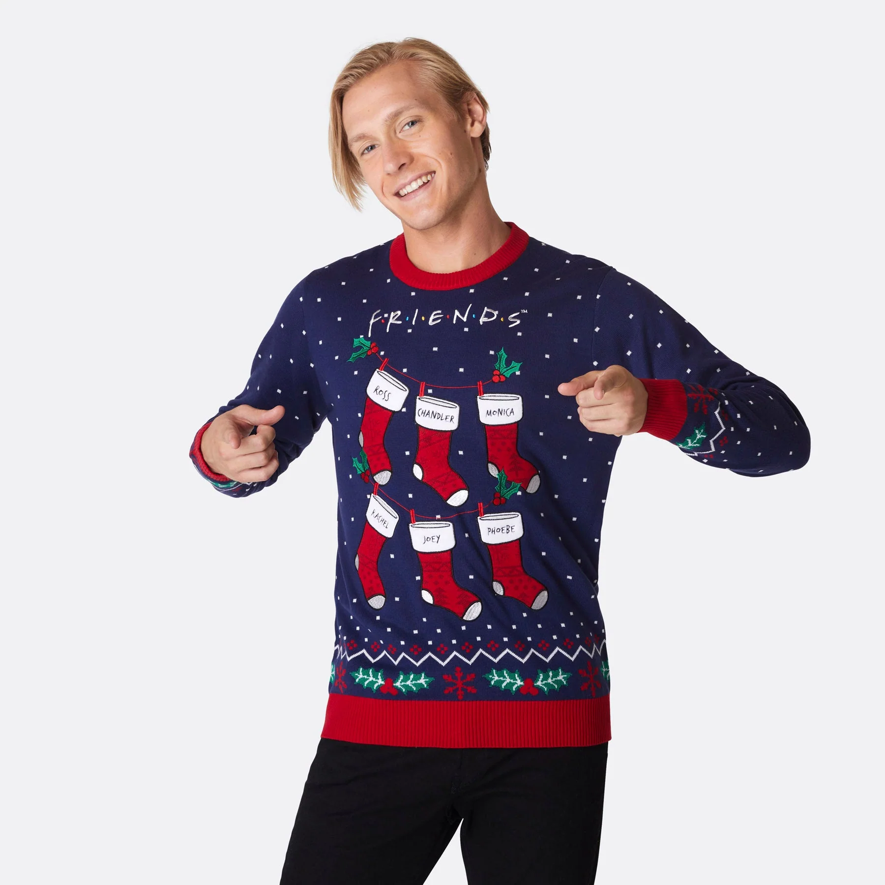 Men's Friends Christmas Sweater - Image 2