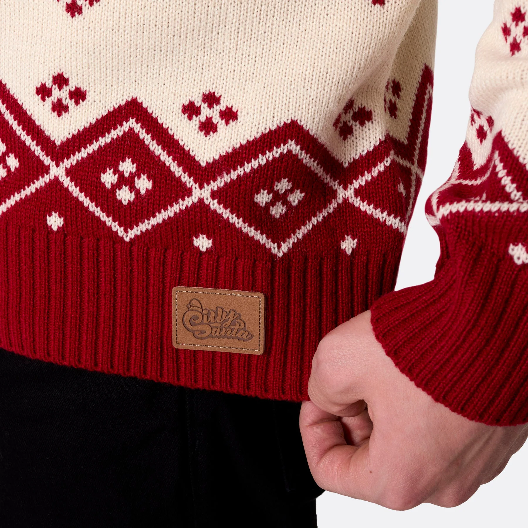 Men's Gingerbread Christmas Sweater - Image 5