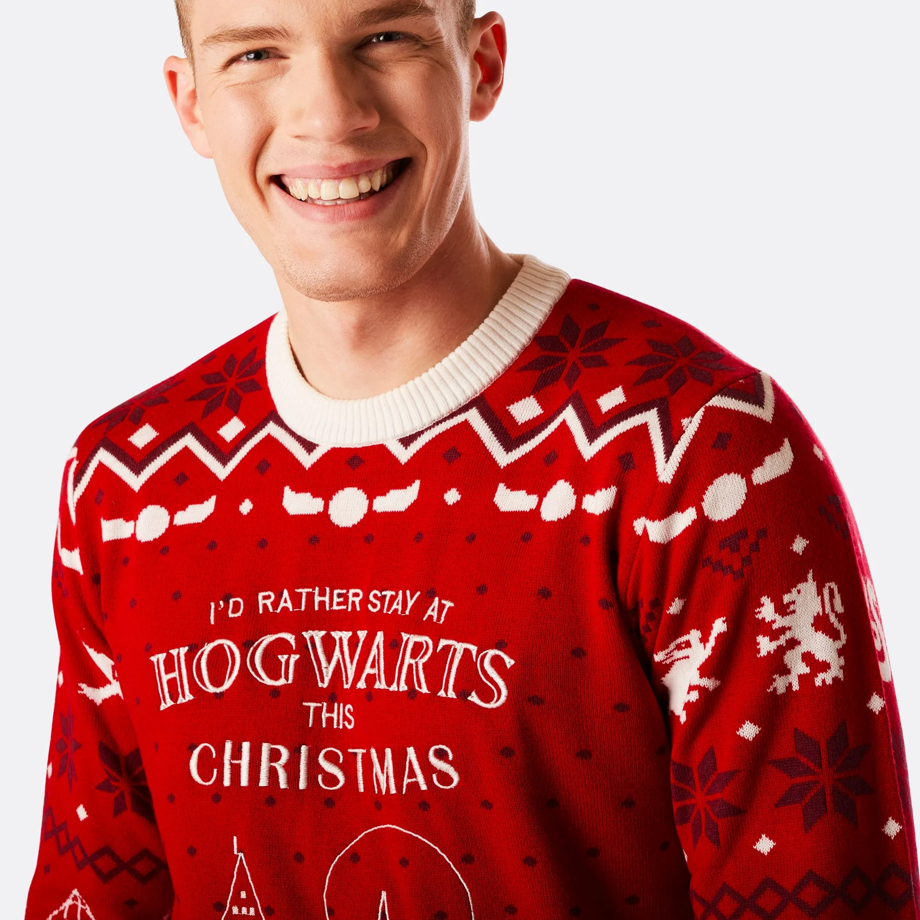 Men's Hogwarts Christmas Sweater - Image 2