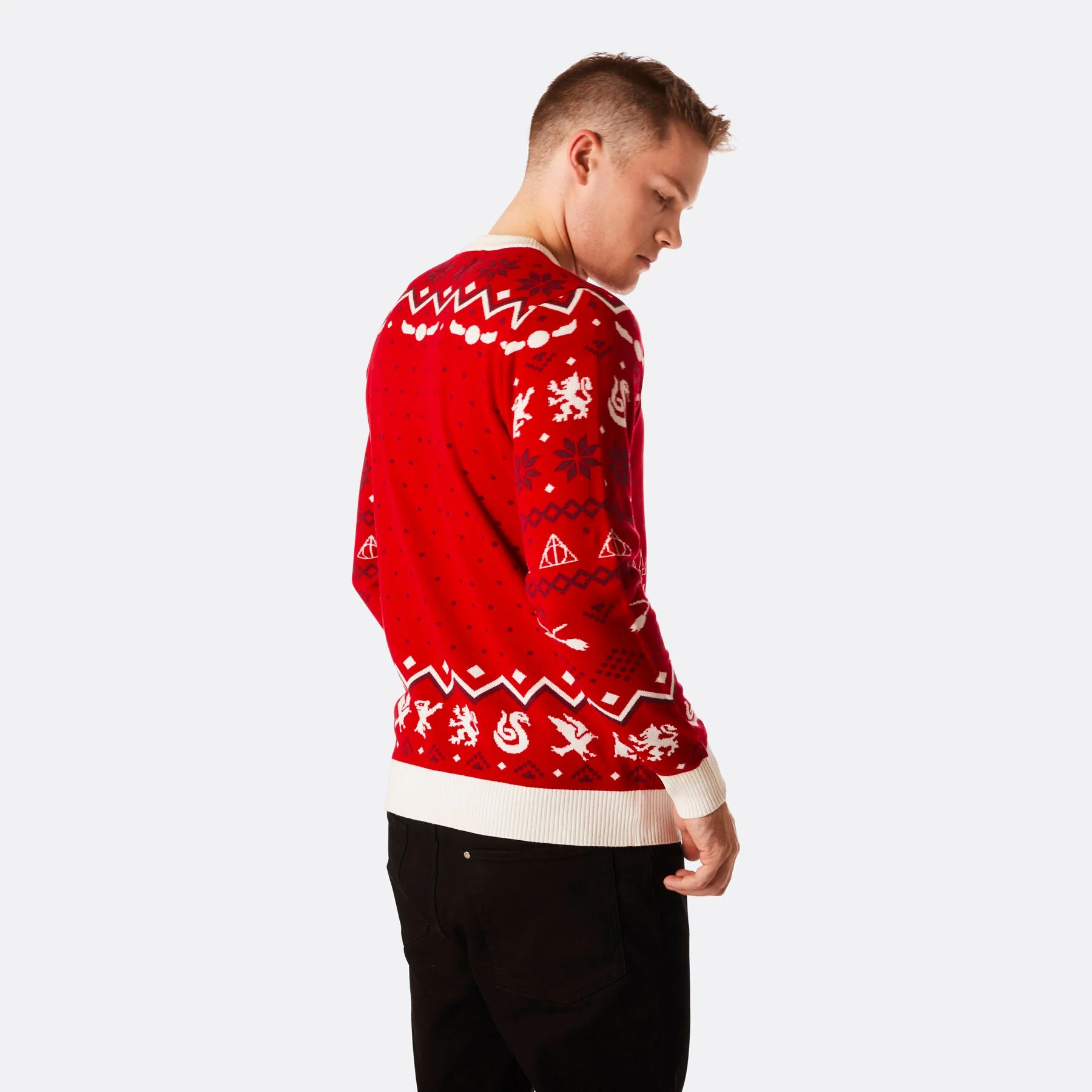 Men's Hogwarts Christmas Sweater - Image 3