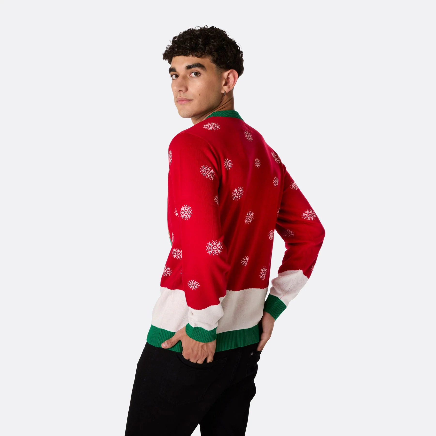 Men's Let It Snow Christmas Sweater - Image 3