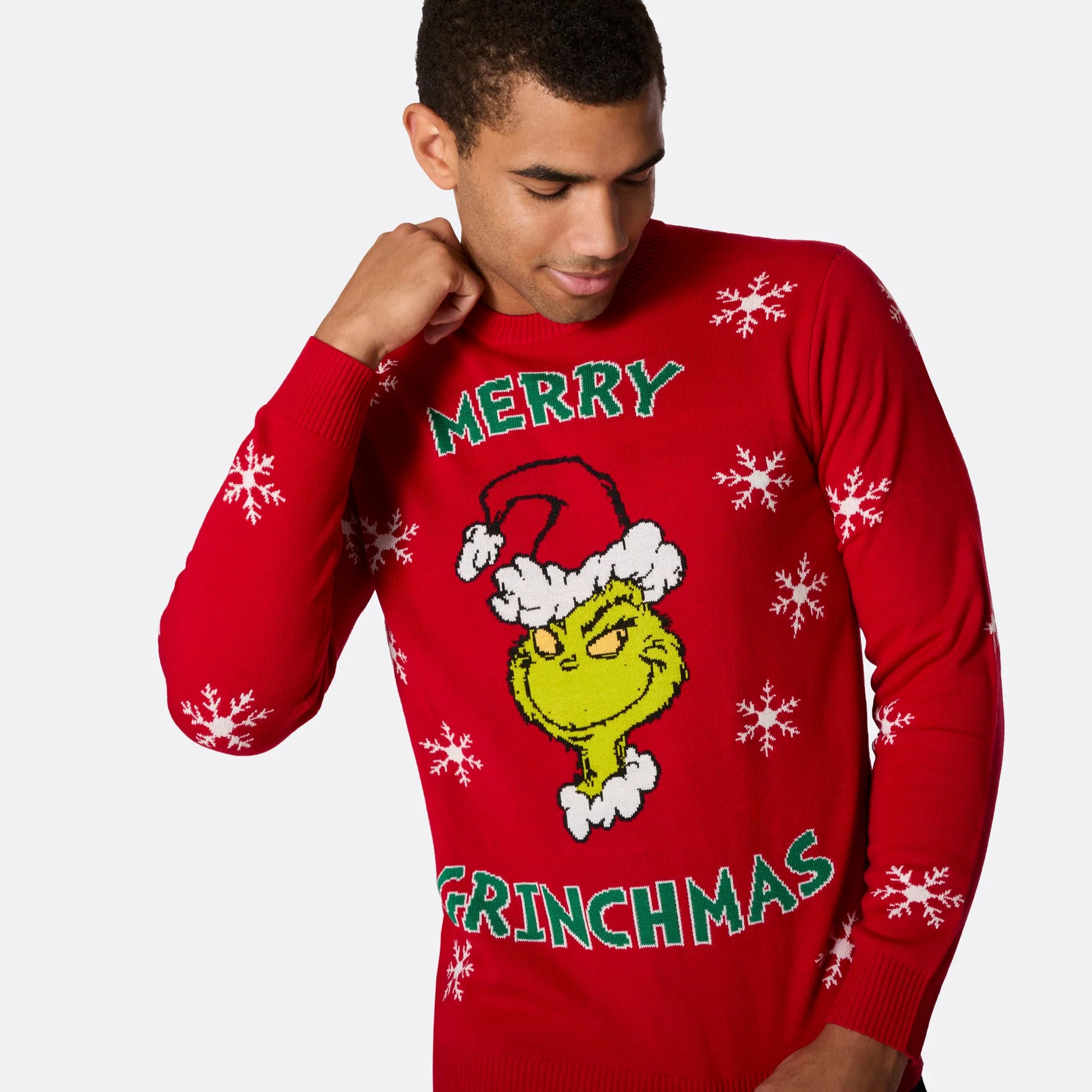 Men's Merry Grinchmas Christmas Sweater - Image 4