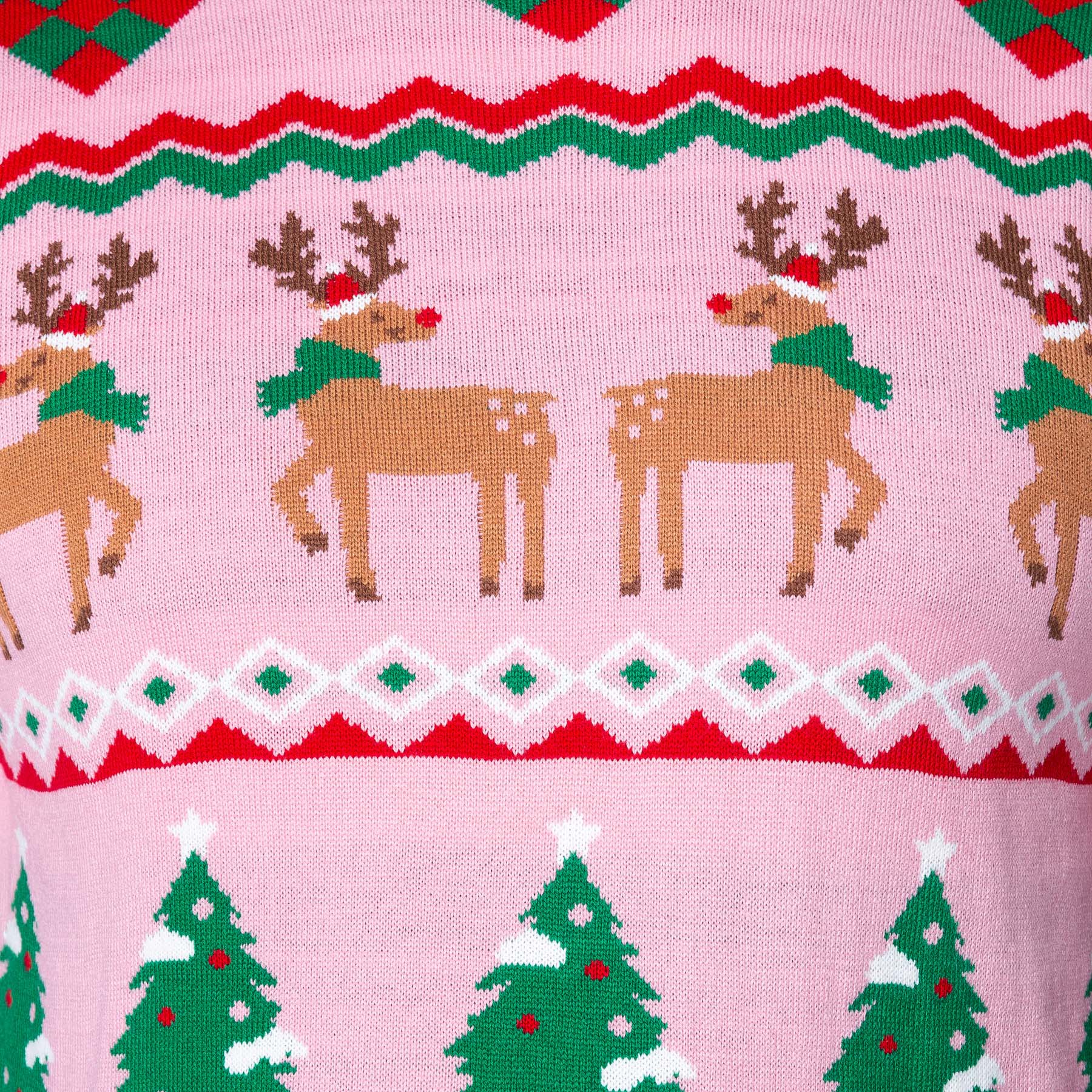 Men's Pink Ugly Christmas Sweater - Image 4