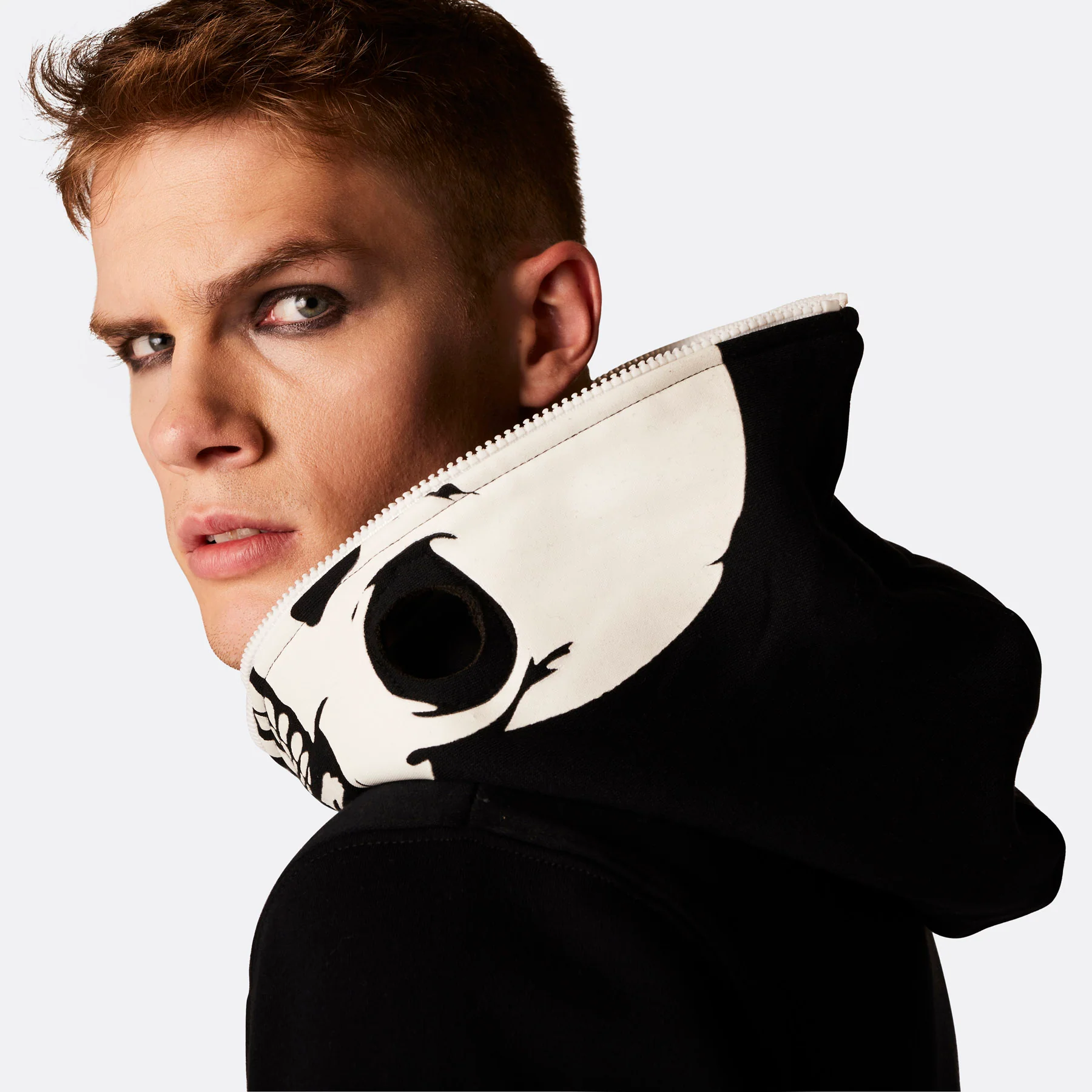 Mens Skeleton Halloween Onesie - Image 6