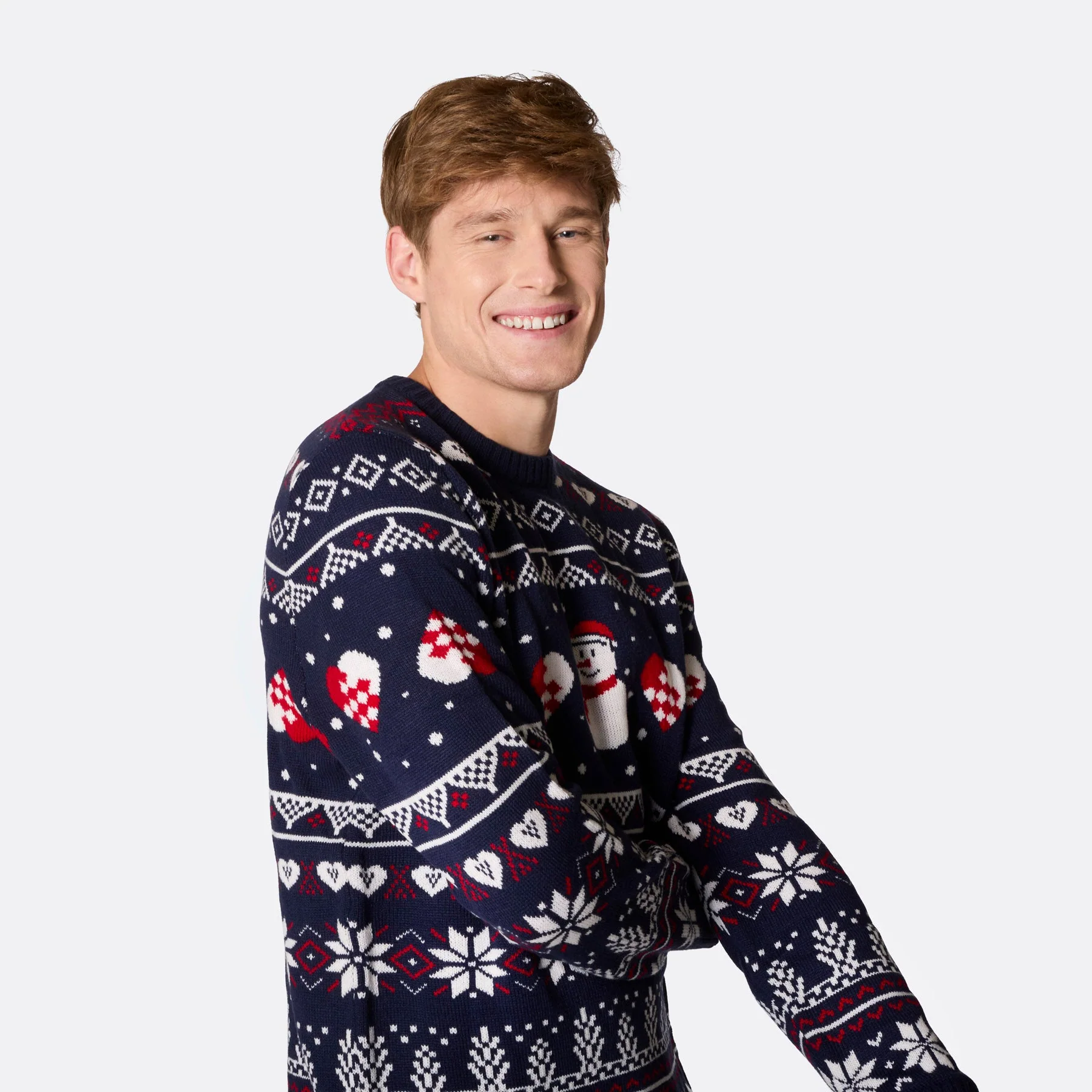 Men's Snowman Christmas Sweater - Image 4