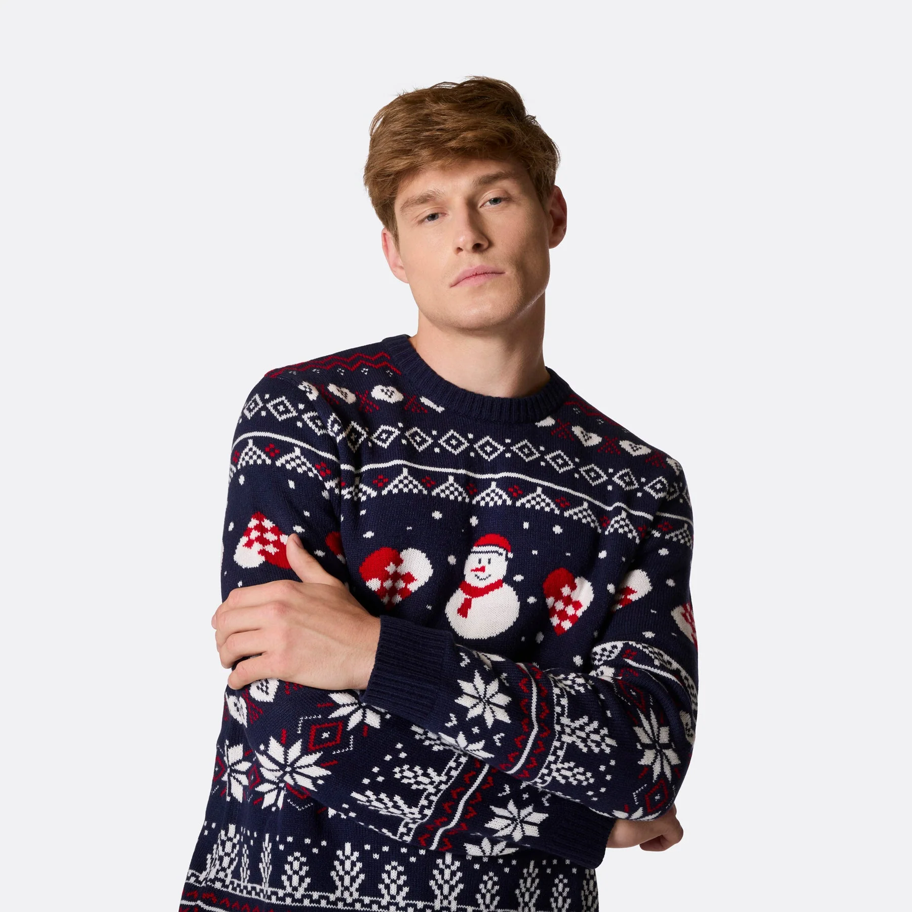 Men's Snowman Christmas Sweater - Image 5