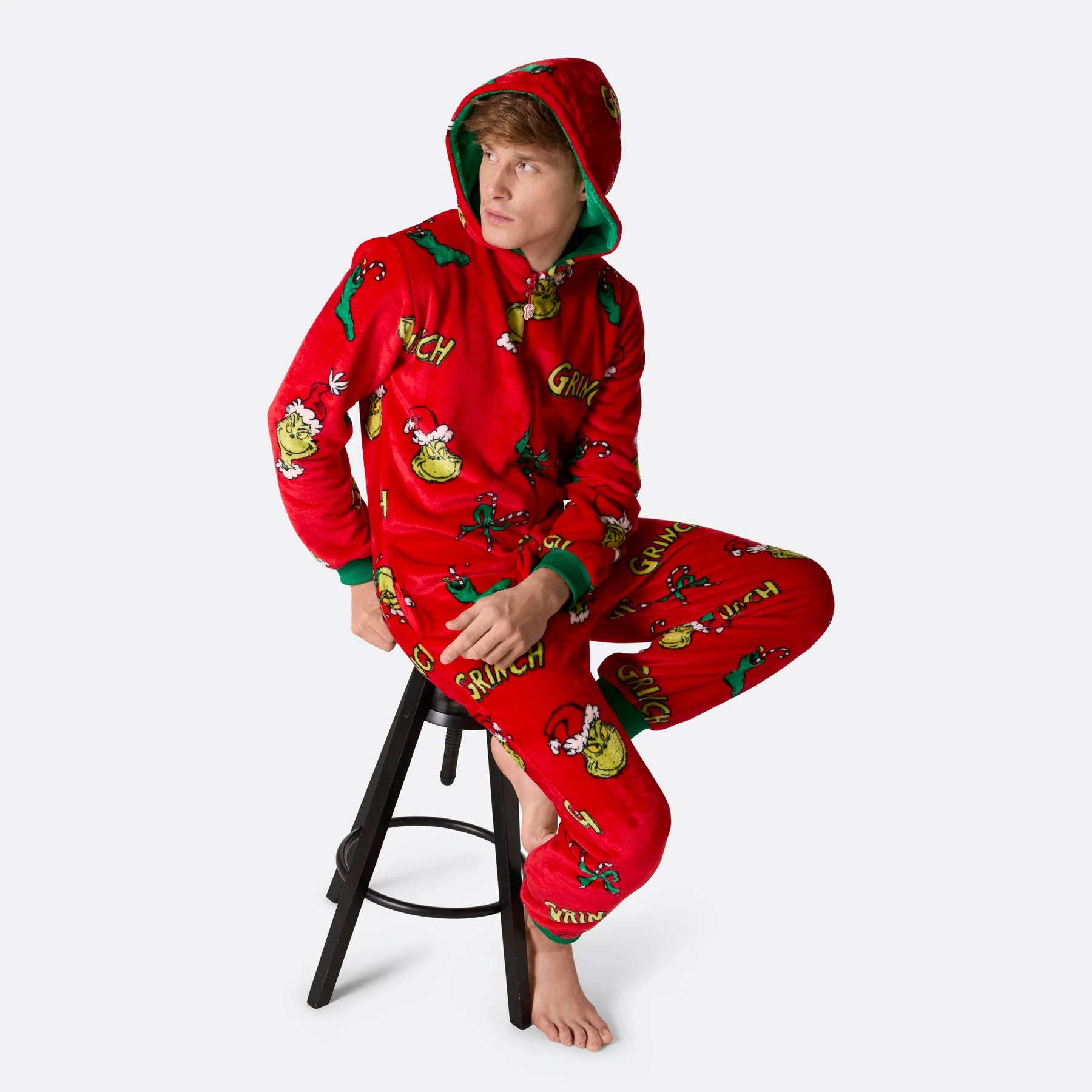 Men's The Grinch Onesie - Image 4