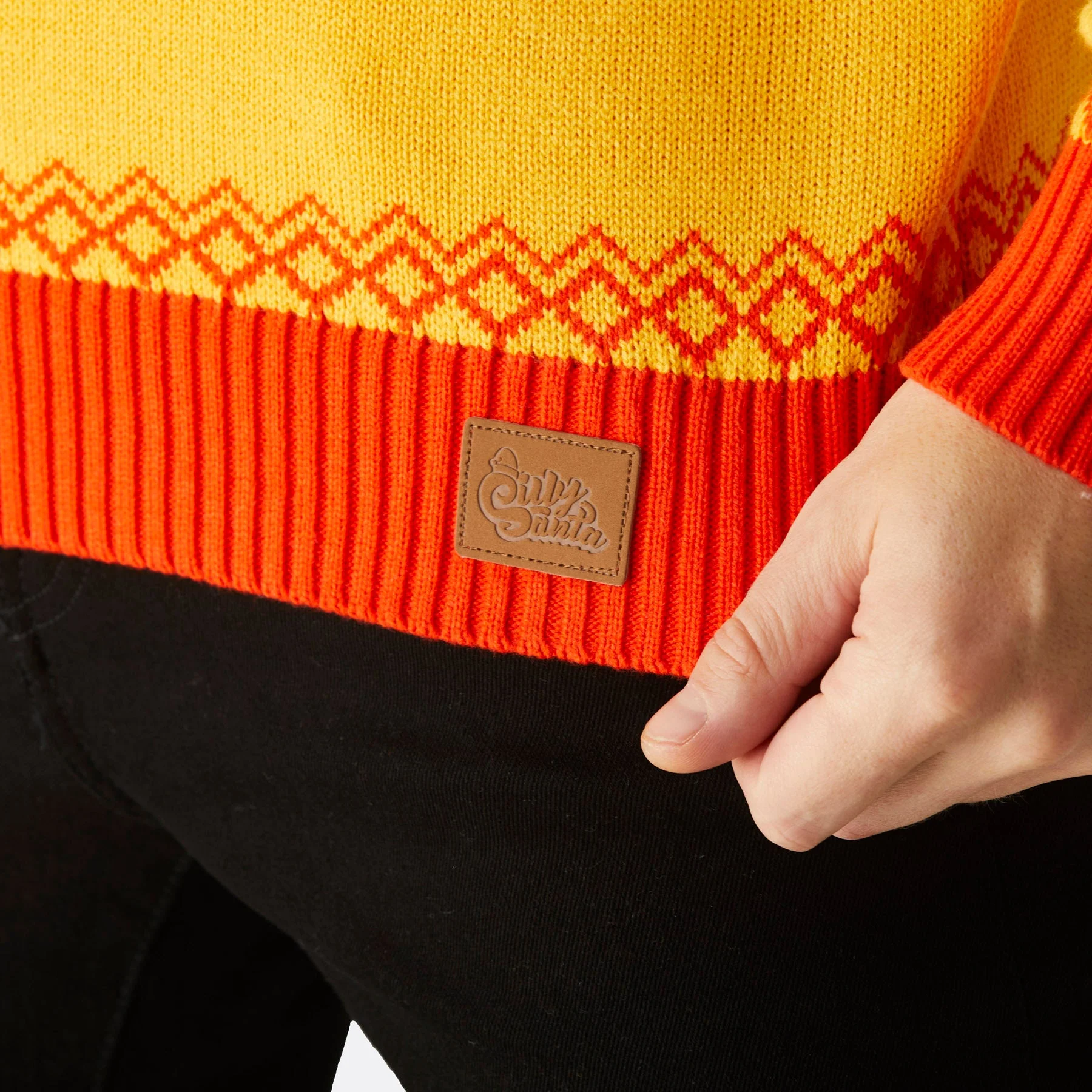 Mens Yellow Easter Sweater - Image 5
